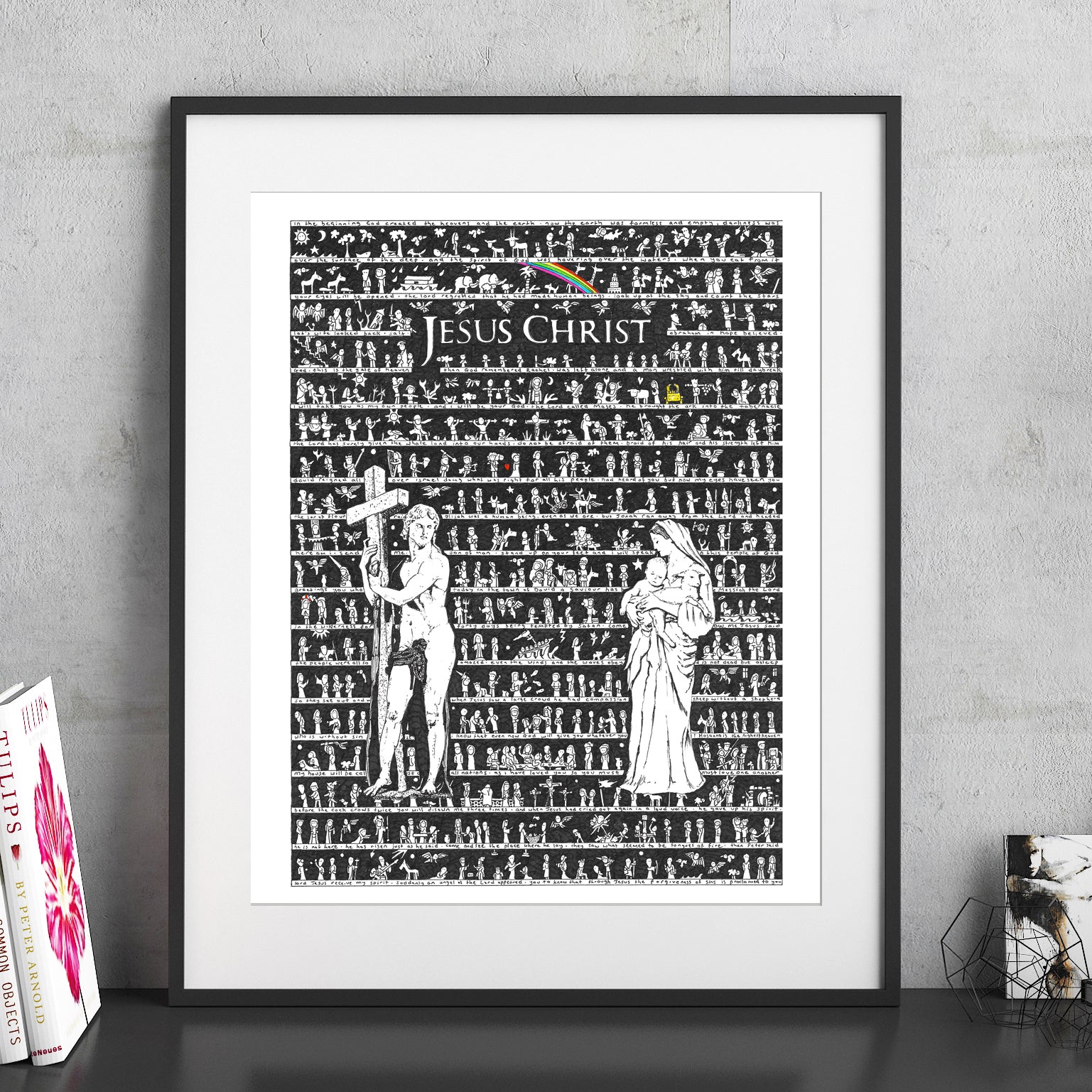 Jesus Christ Fine Art Print - The Tiny Art Co