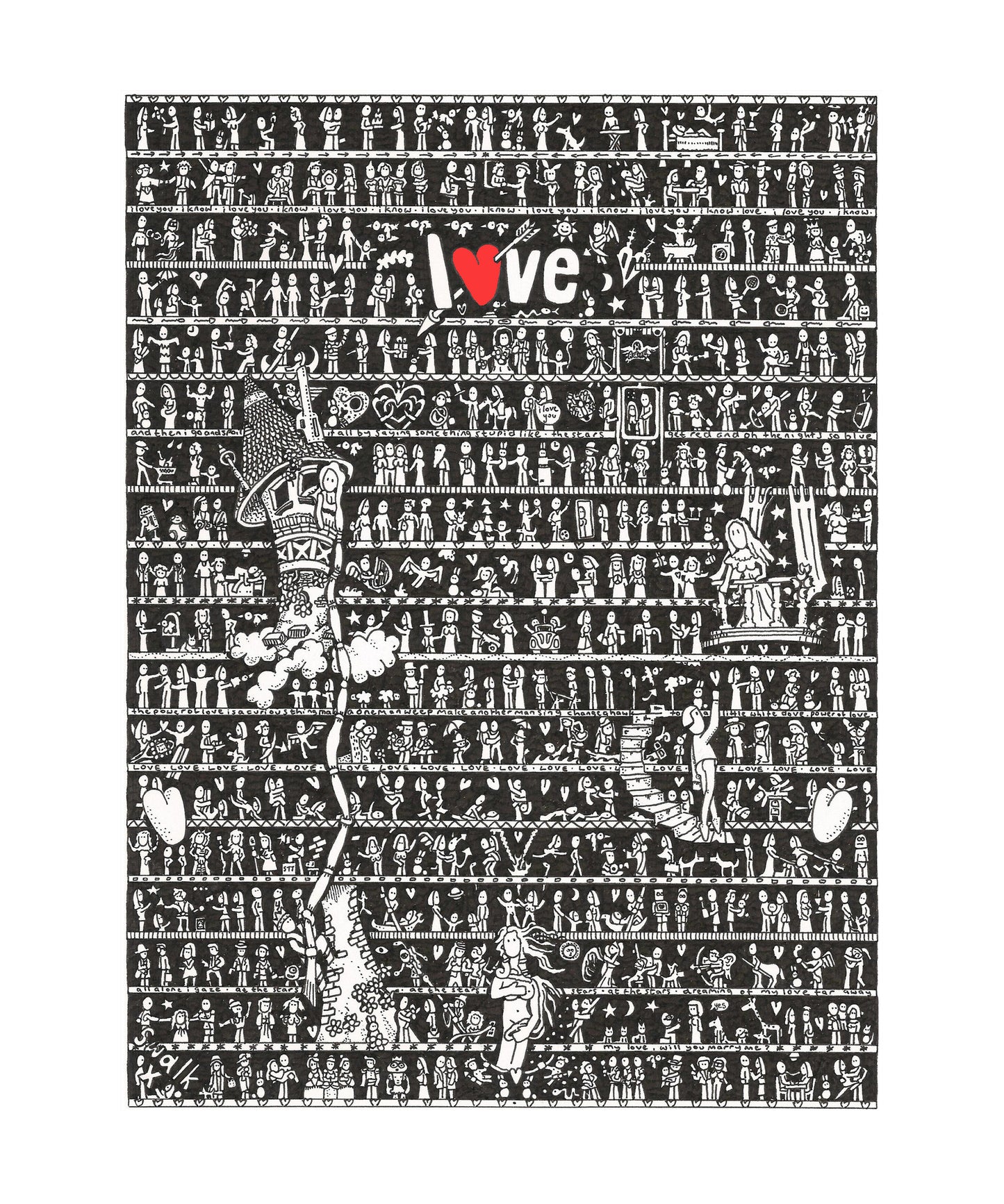 Love Art Print - The Tiny Art Co
