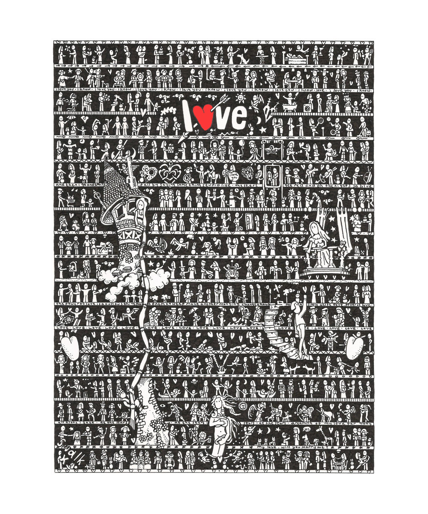 Love Art Print - The Tiny Art Co
