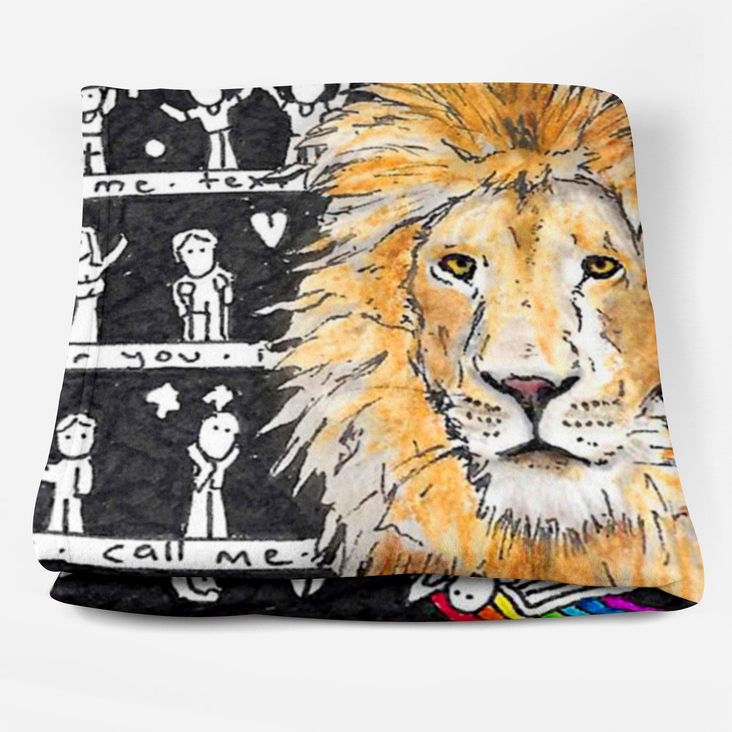 Best Friends Fleece Blanket - The Tiny Art Co