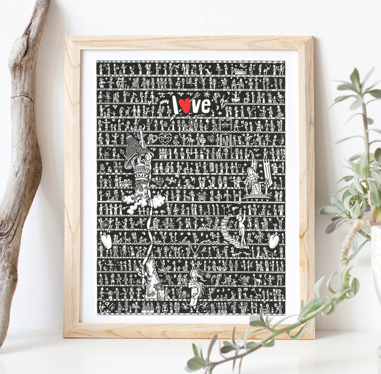 Love Fine Art Print - The Tiny Art Co