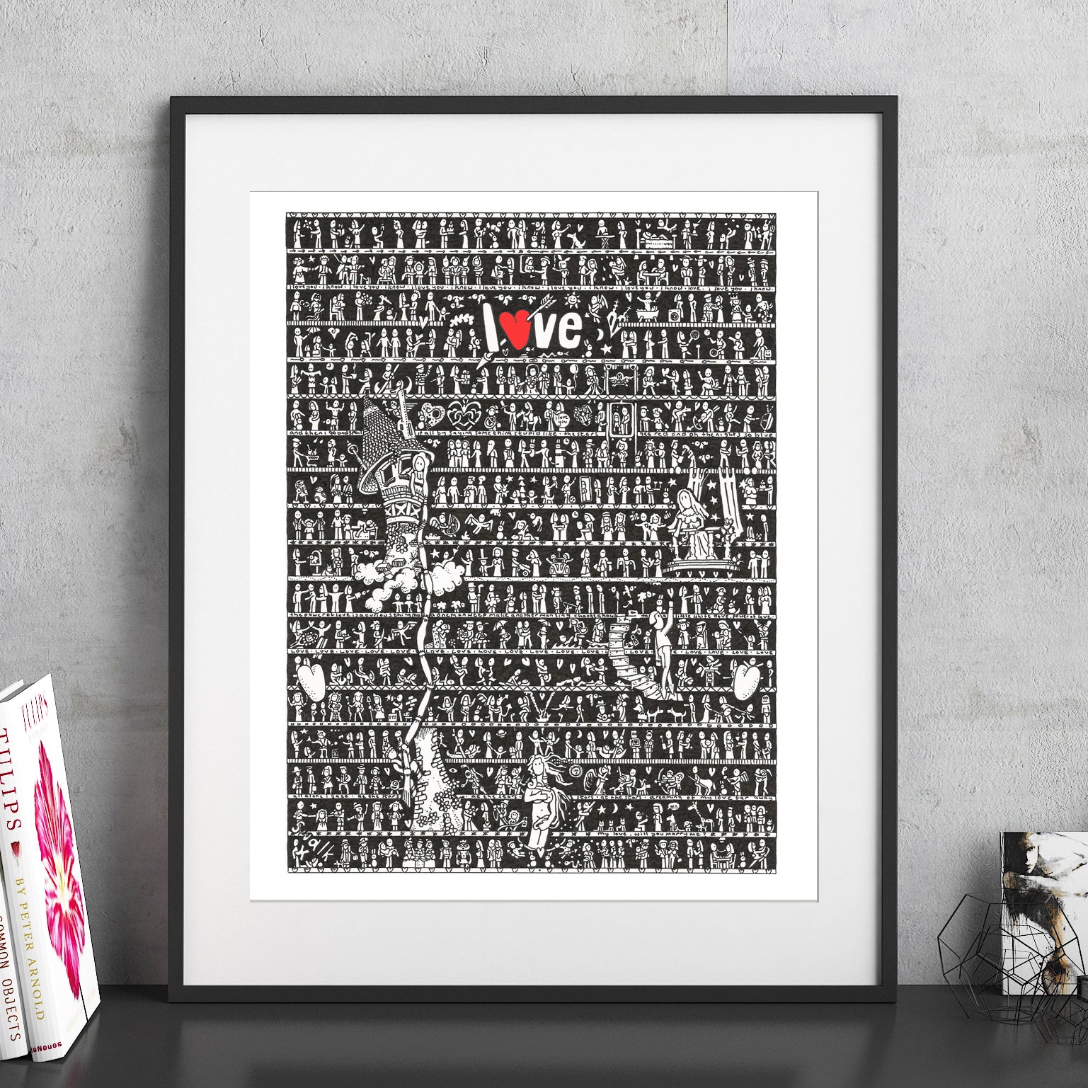 Love Fine Art Print - The Tiny Art Co