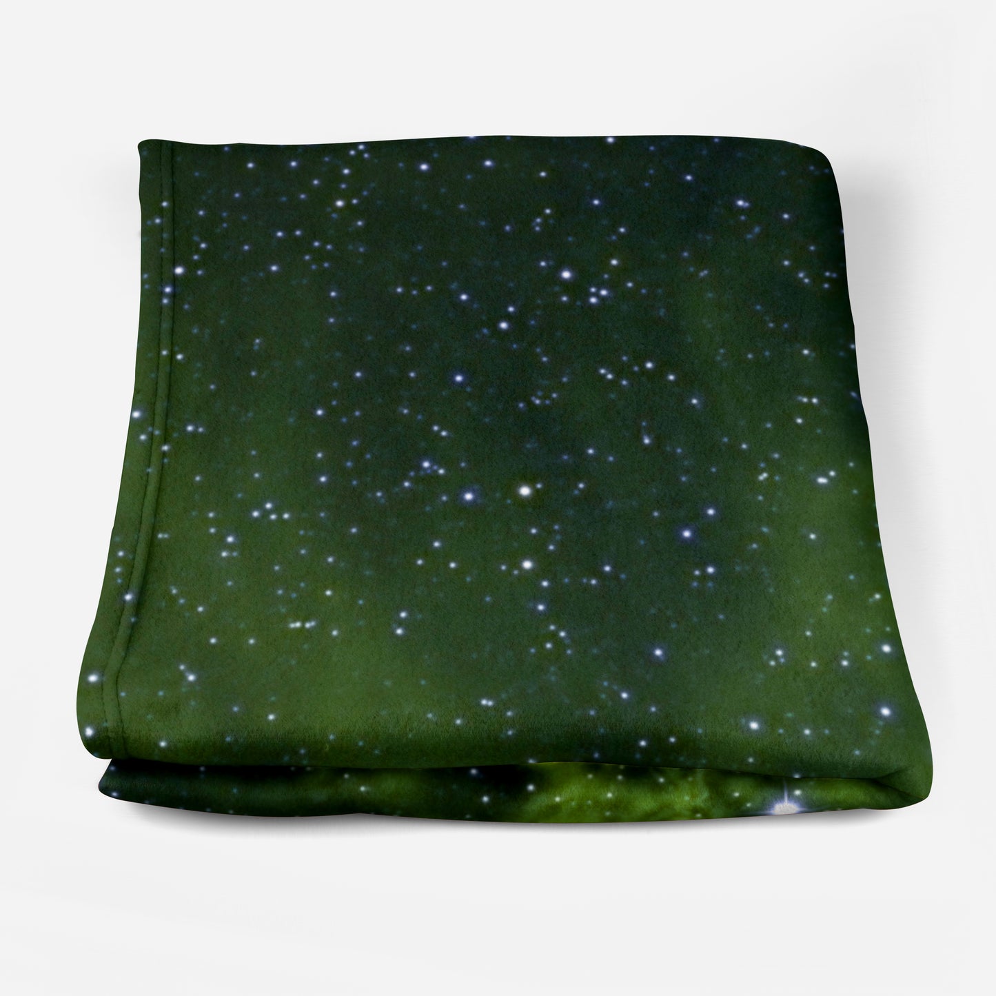 Space Blanket - Flaming Star Nebula Green - The Tiny Art Co