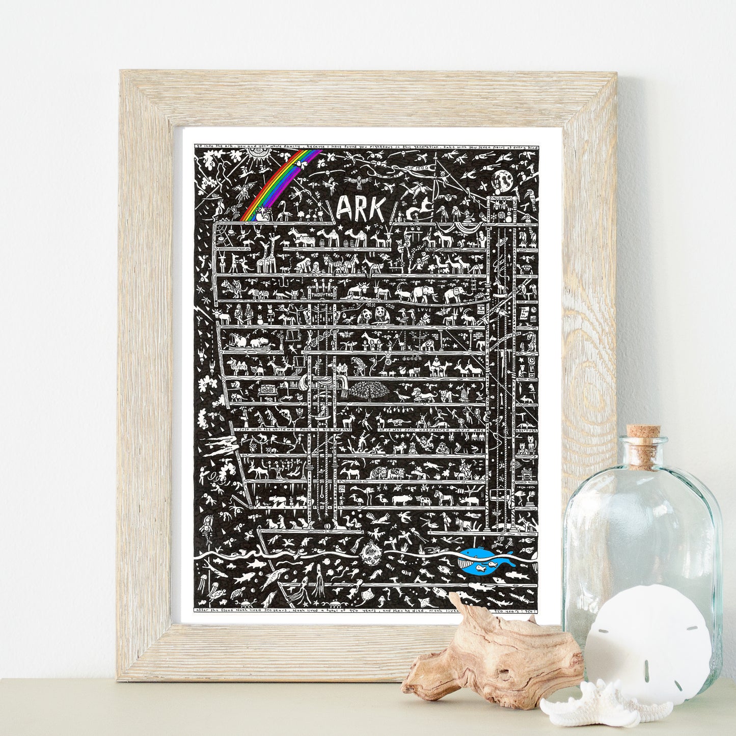 Noahs Ark Fine Art Print - The Tiny Art Co
