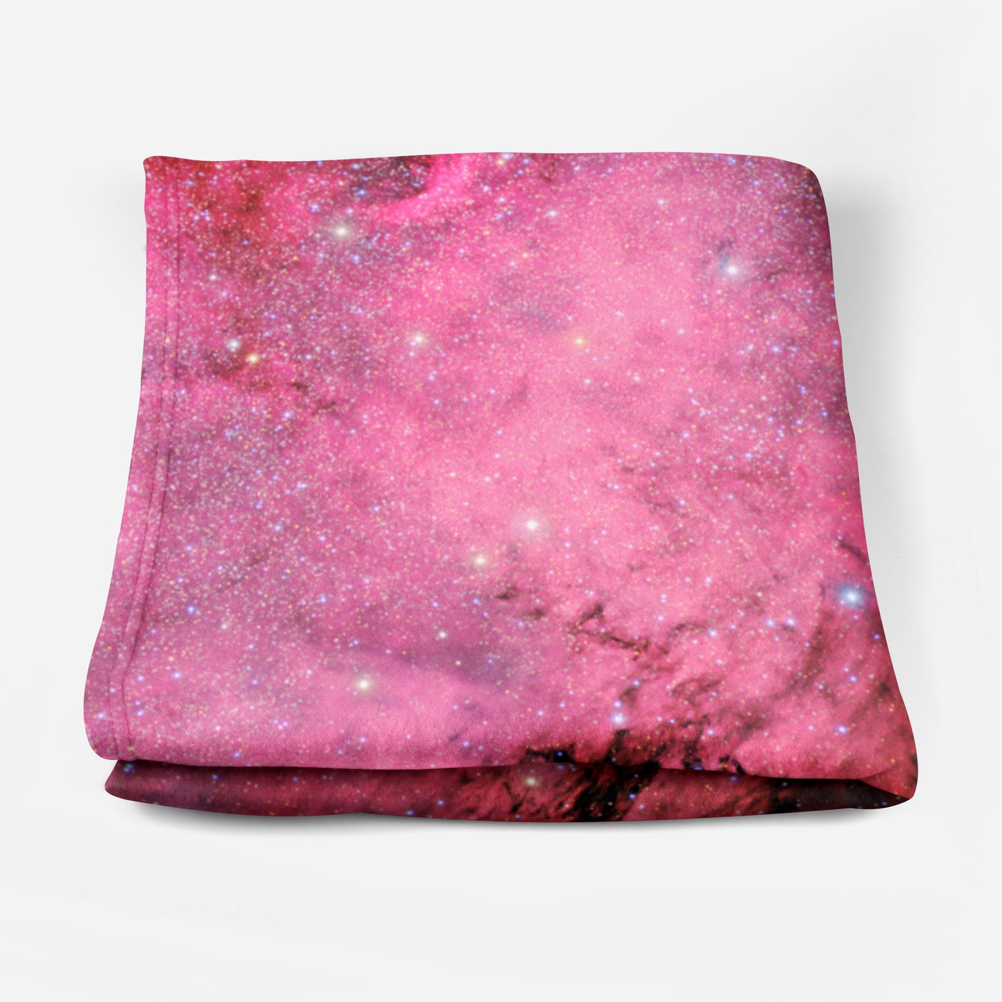 Space Blanket - Pink Nebula Throw - The Tiny Art Co