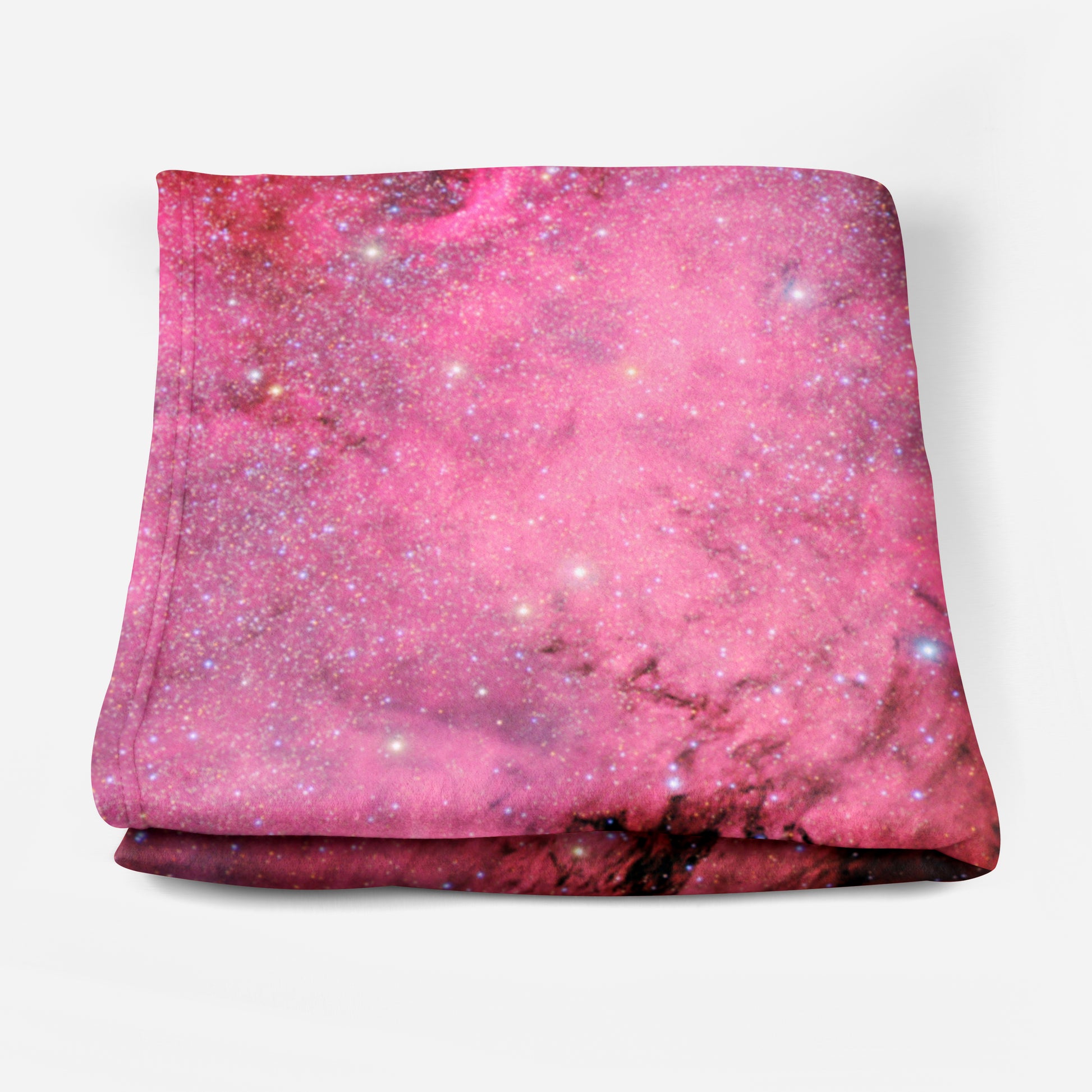 Space Blanket - Pink Nebula Throw - The Tiny Art Co