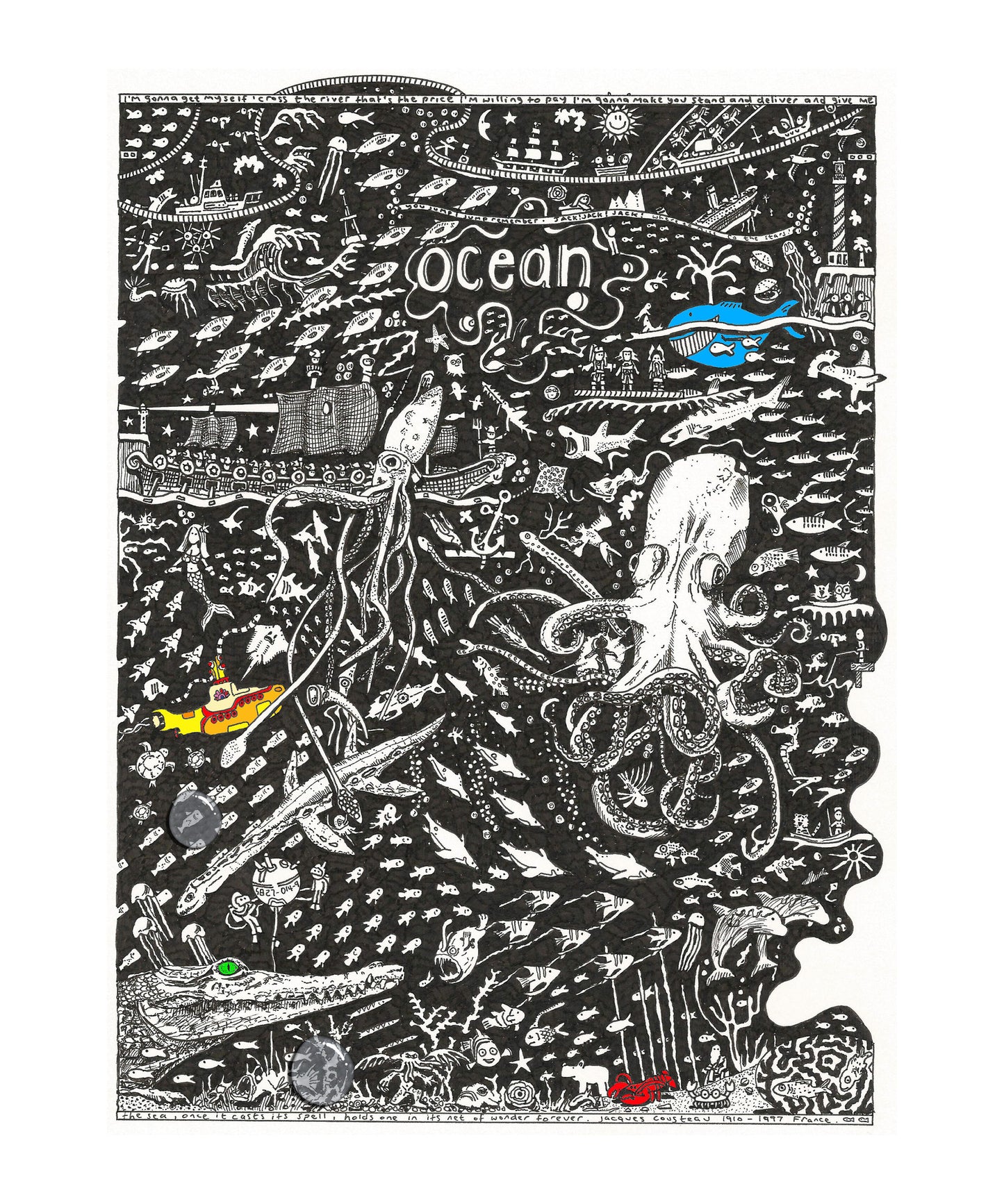 Ocean Art Print - The Tiny Art Co