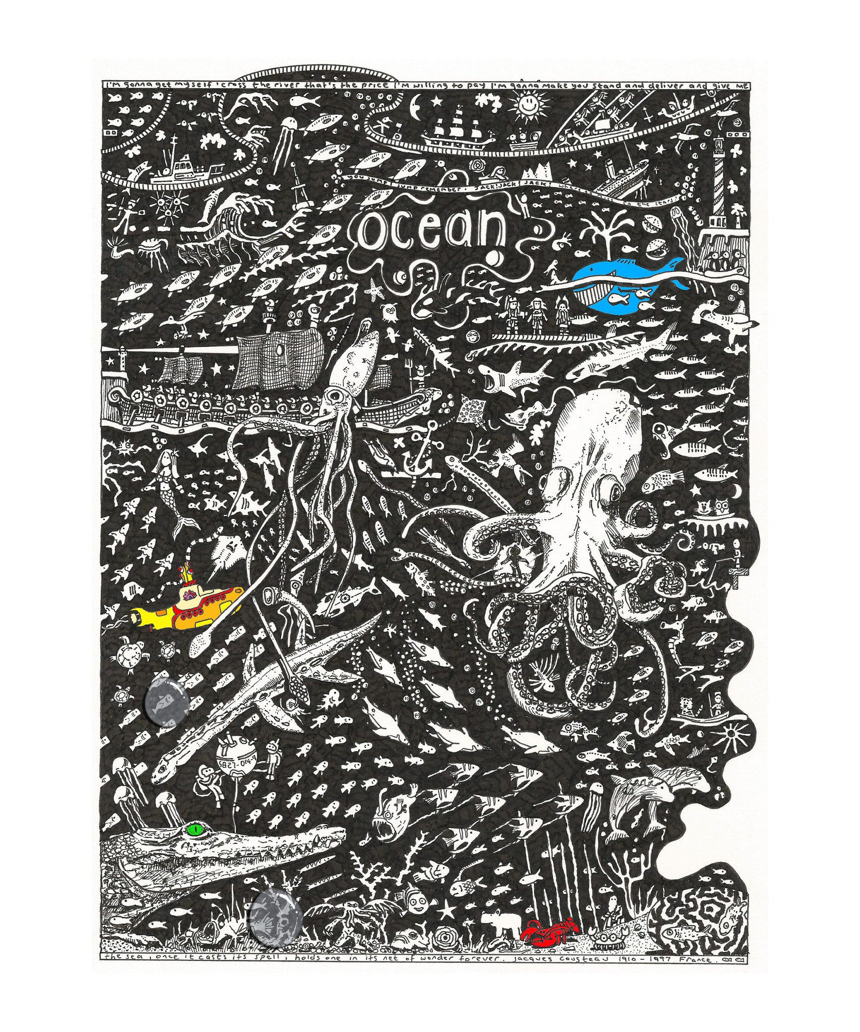 Ocean Art Print - The Tiny Art Co