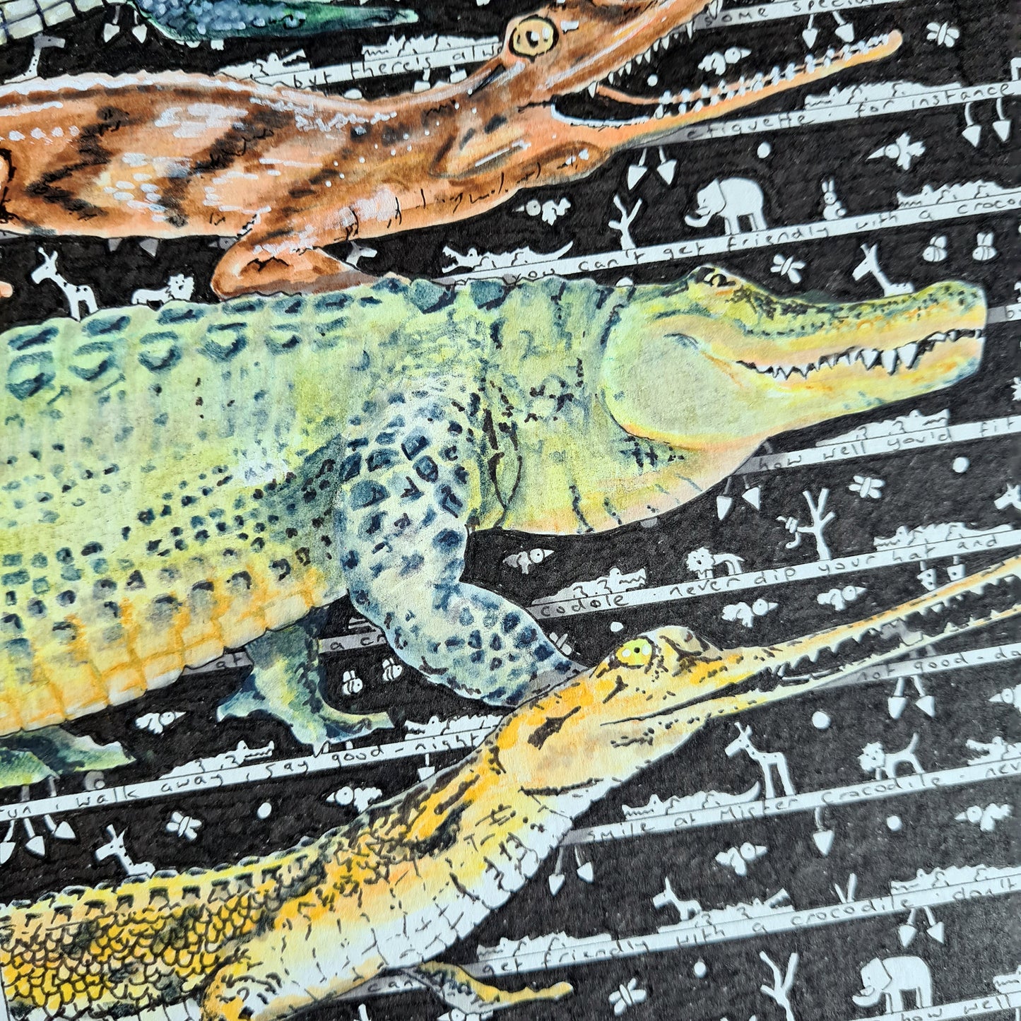 Crocodile Fleece Blanket