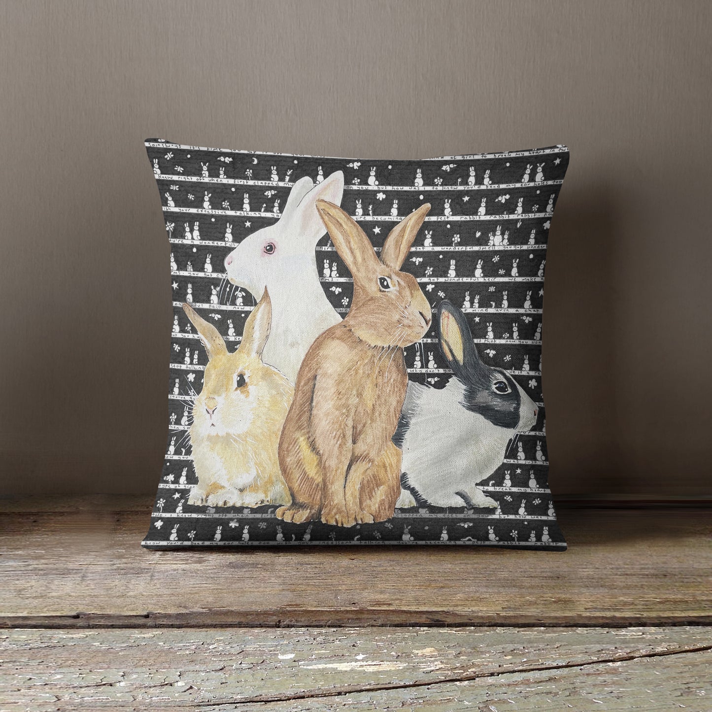 Rabbits Cushion