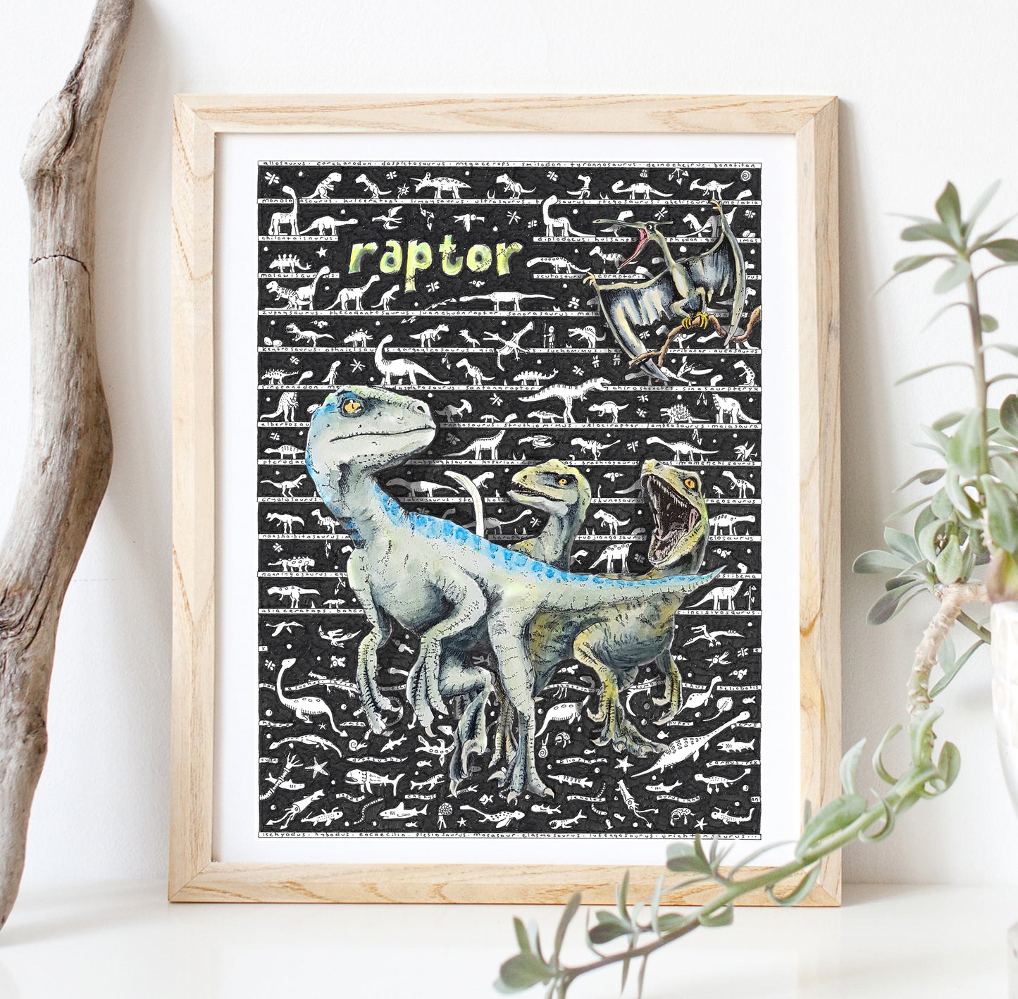 Raptor Fine Art Print - The Tiny Art Co