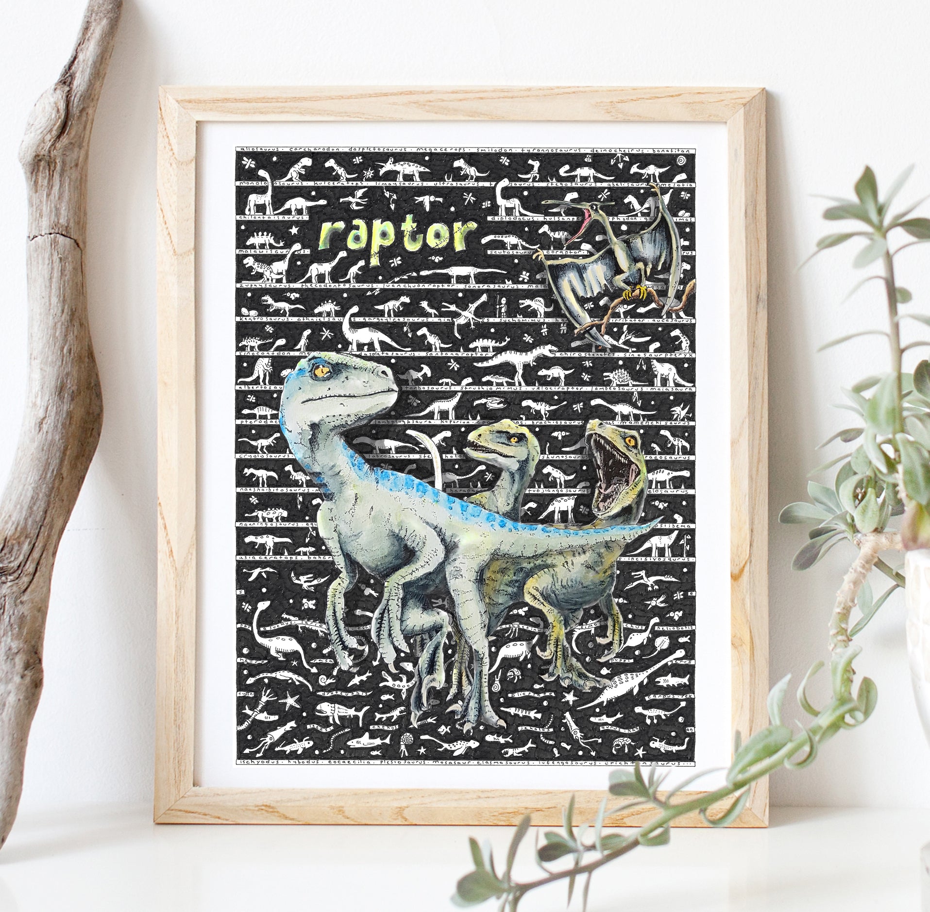 Raptor Fine Art Print - The Tiny Art Co