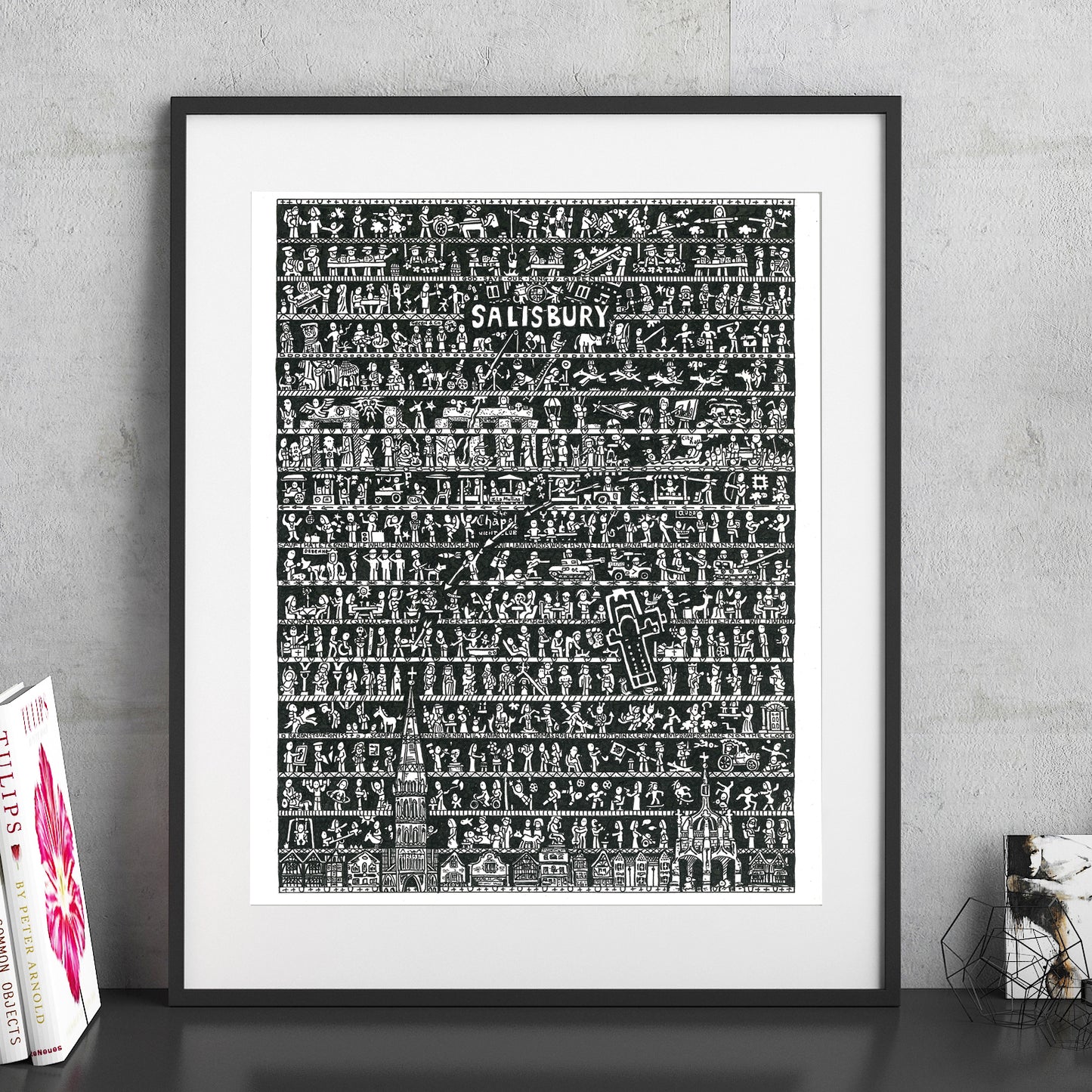 Salisbury Fine Art Print - The Tiny Art Co
