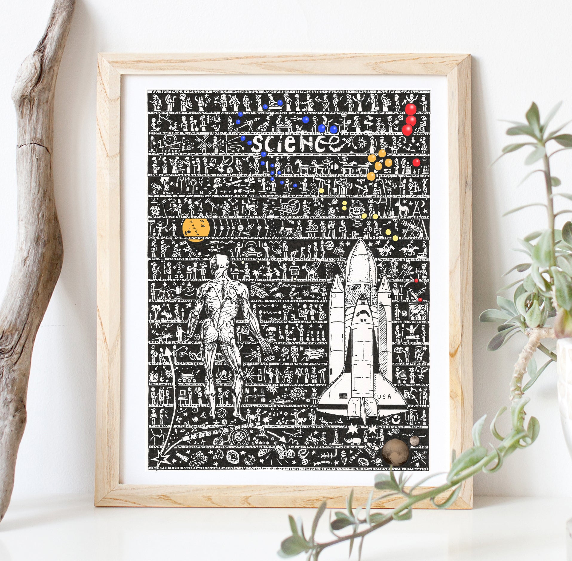 Science Fine Art Print - The Tiny Art Co