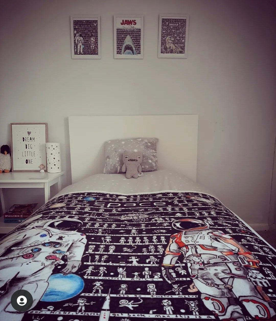 Space Fleece Blanket - The Tiny Art Co