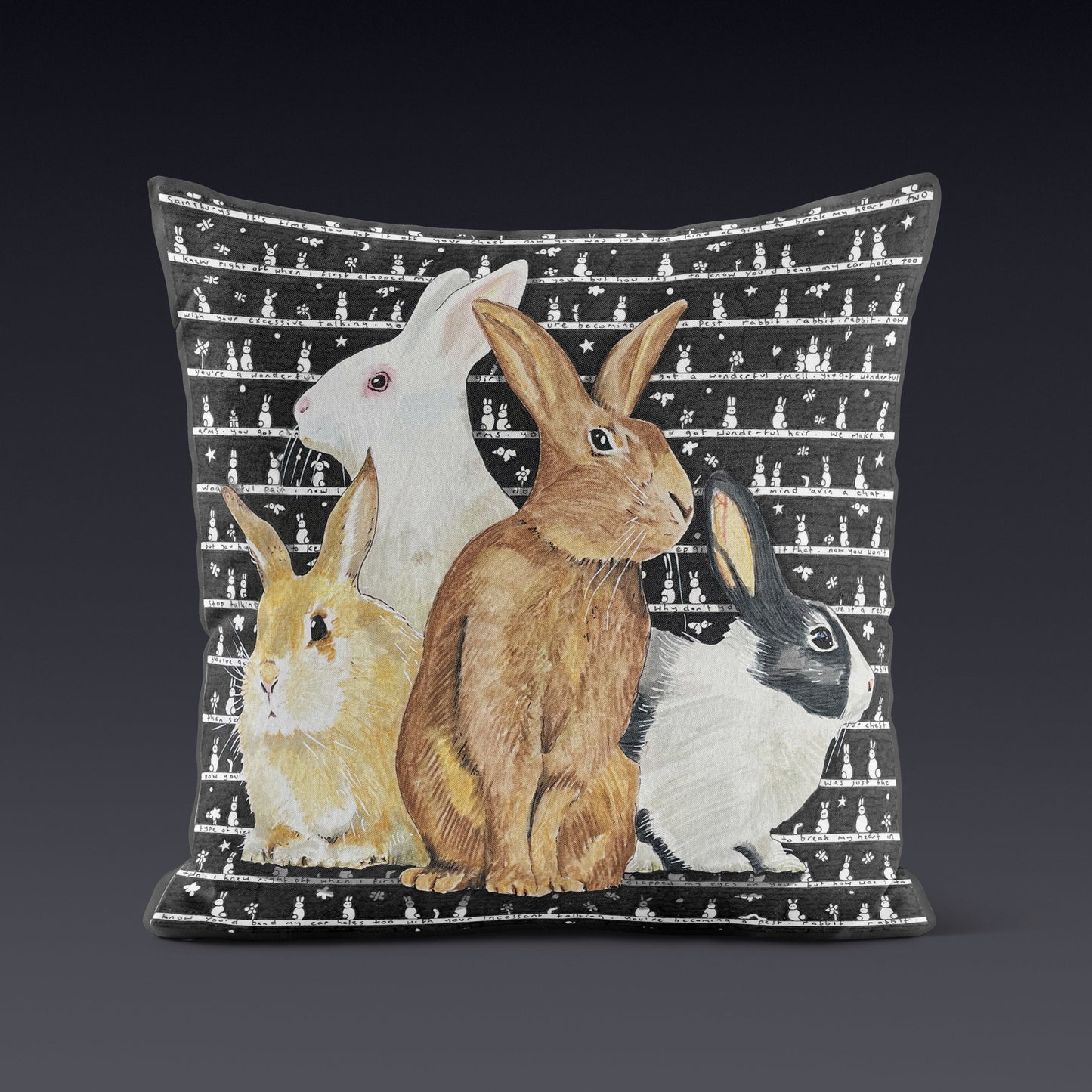 Rabbits Cushion