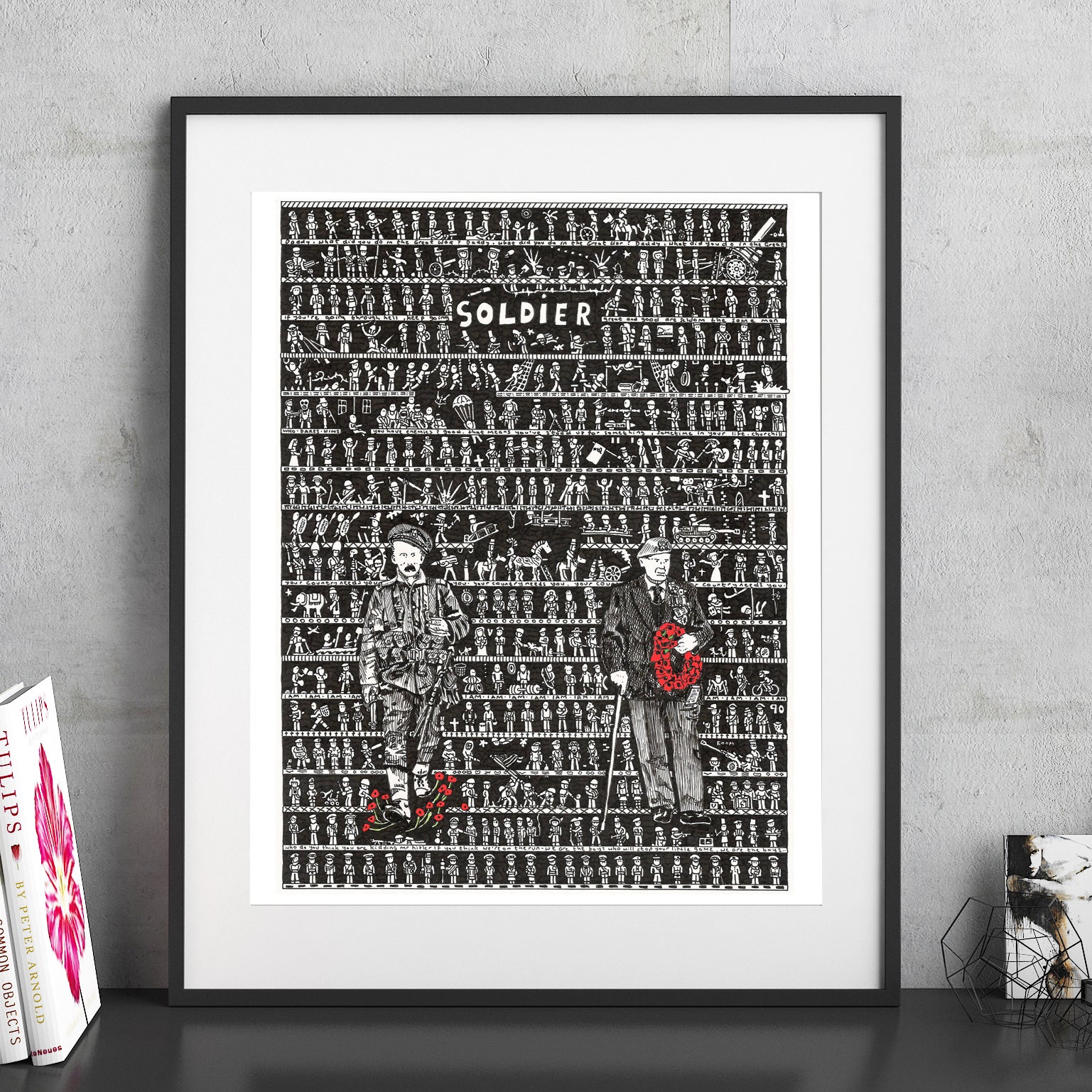 Soldier Fine Art Print - The Tiny Art Co