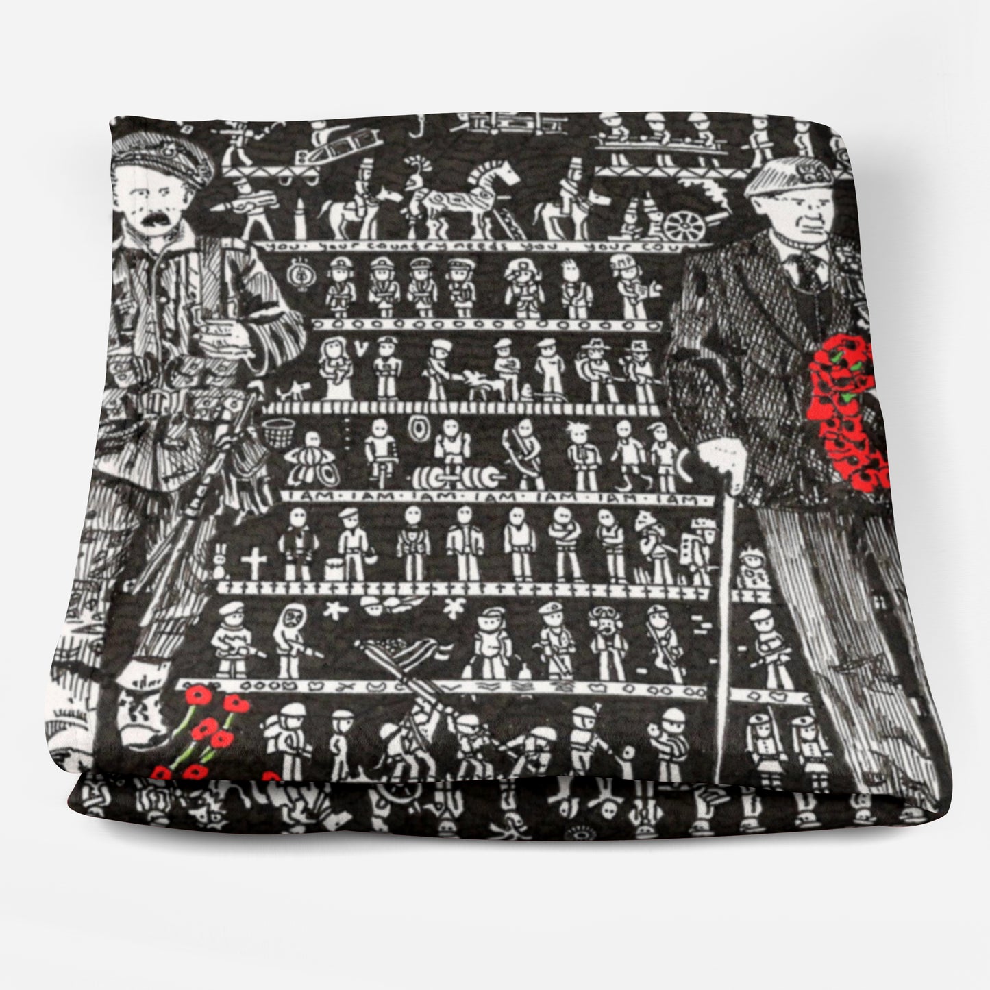 Soldier Fleece Blanket - The Tiny Art Co