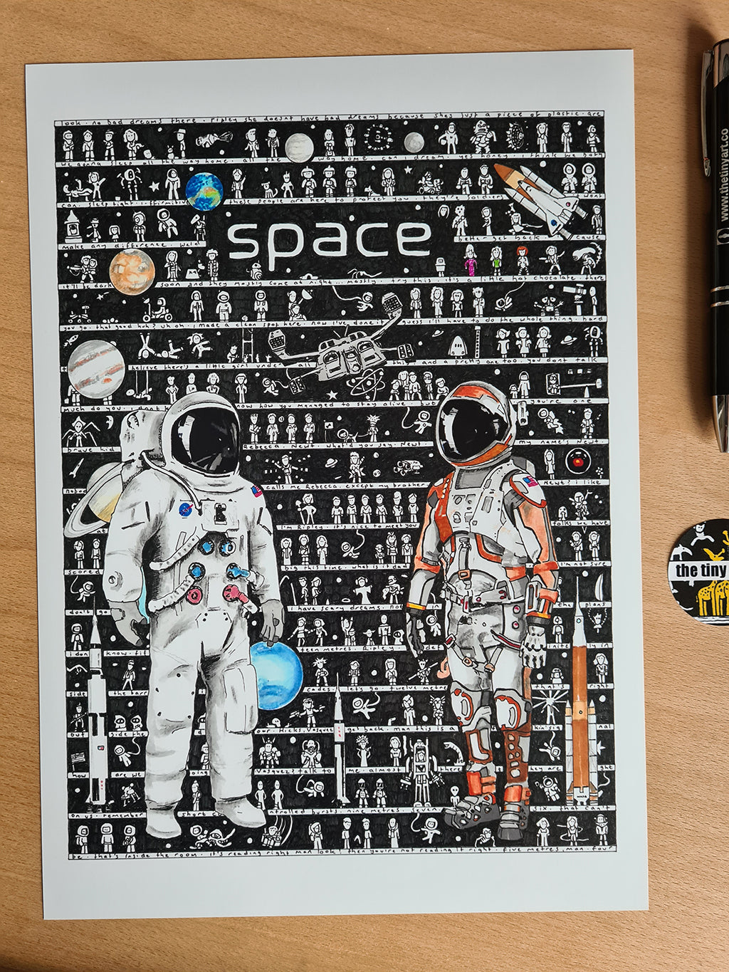 Space Standard Print - The Tiny Art Co