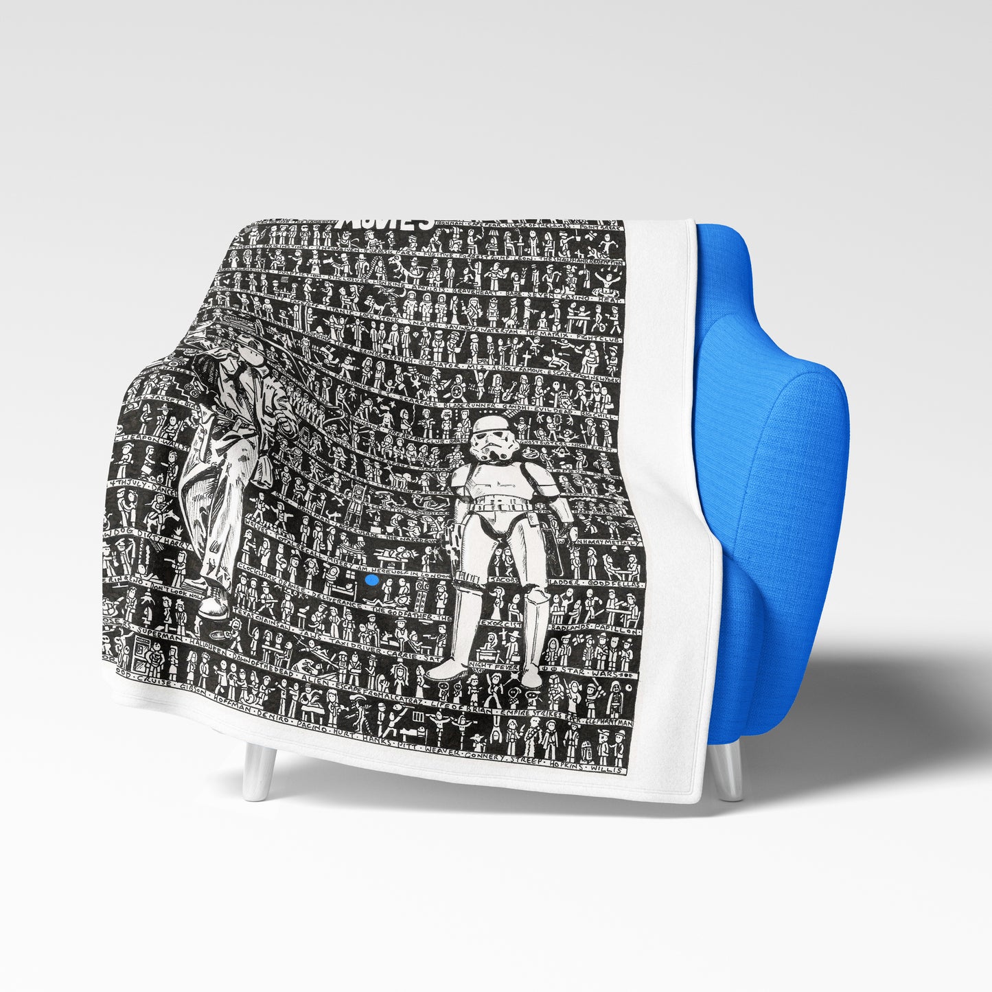 Movies Fleece Blanket - The Tiny Art Co