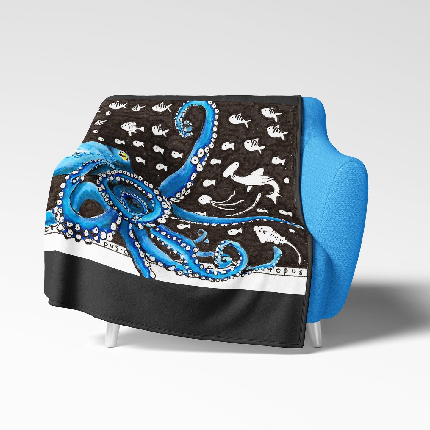 Octopus Fleece Blanket