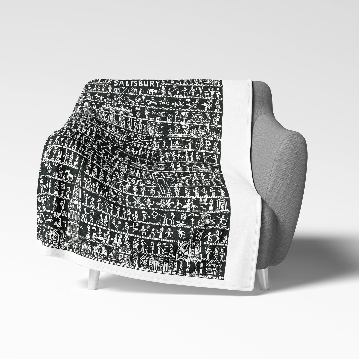 Salisbury Fleece Blanket - The Tiny Art Co