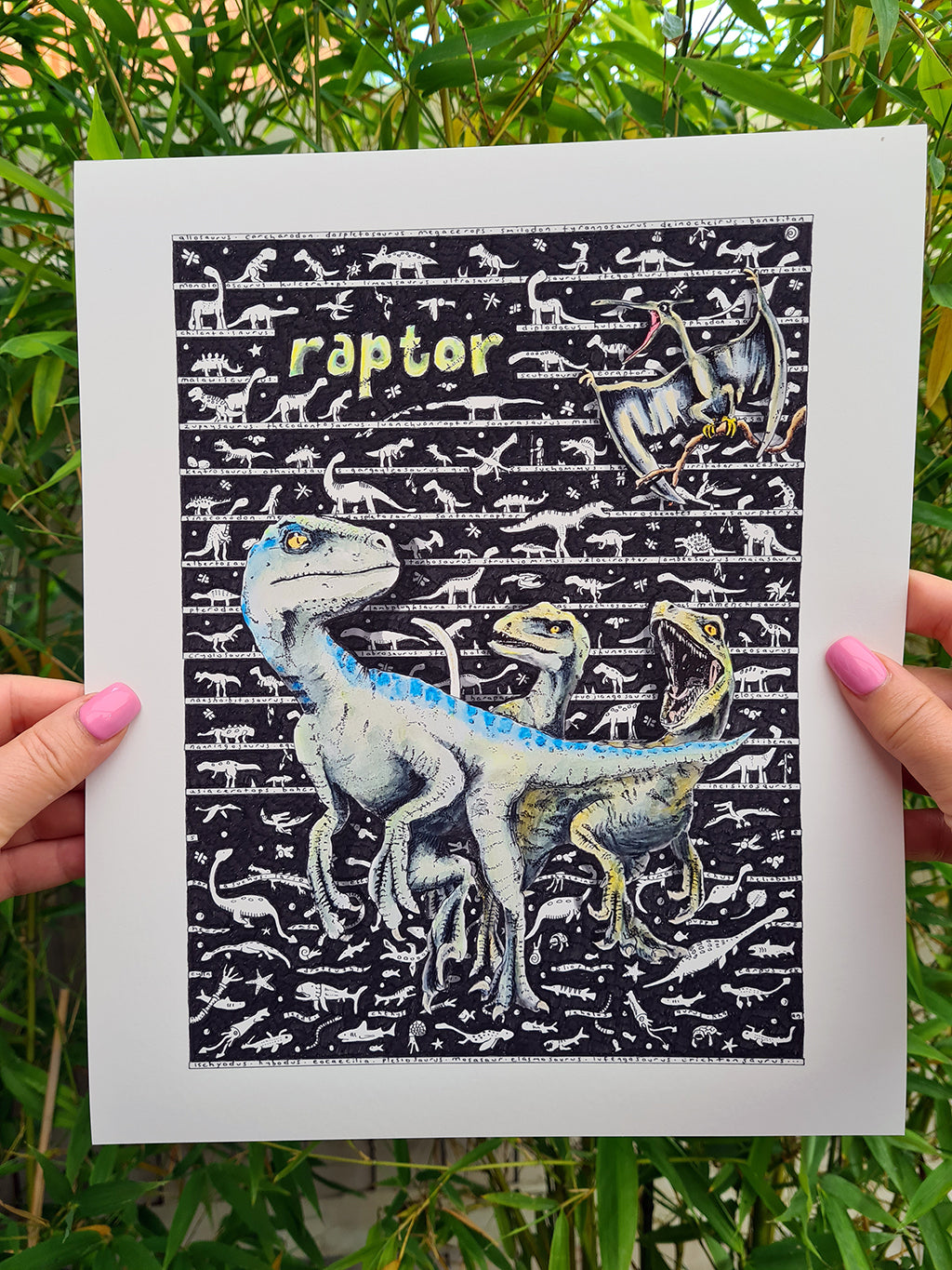 Raptor Fine Art Print - The Tiny Art Co
