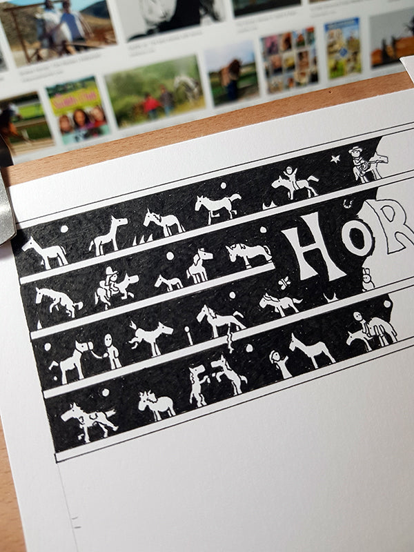 Horse Art Print - The Tiny Art Co