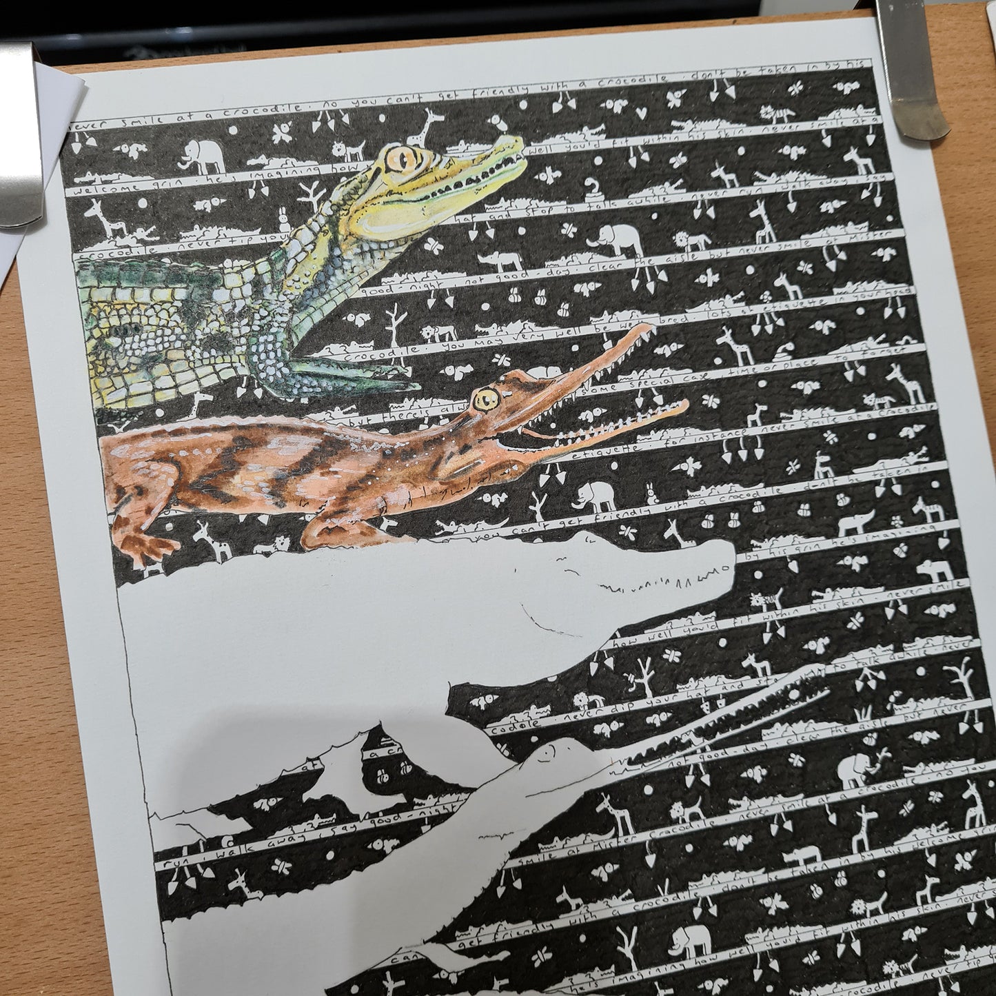 Crocodile Fine Art Print
