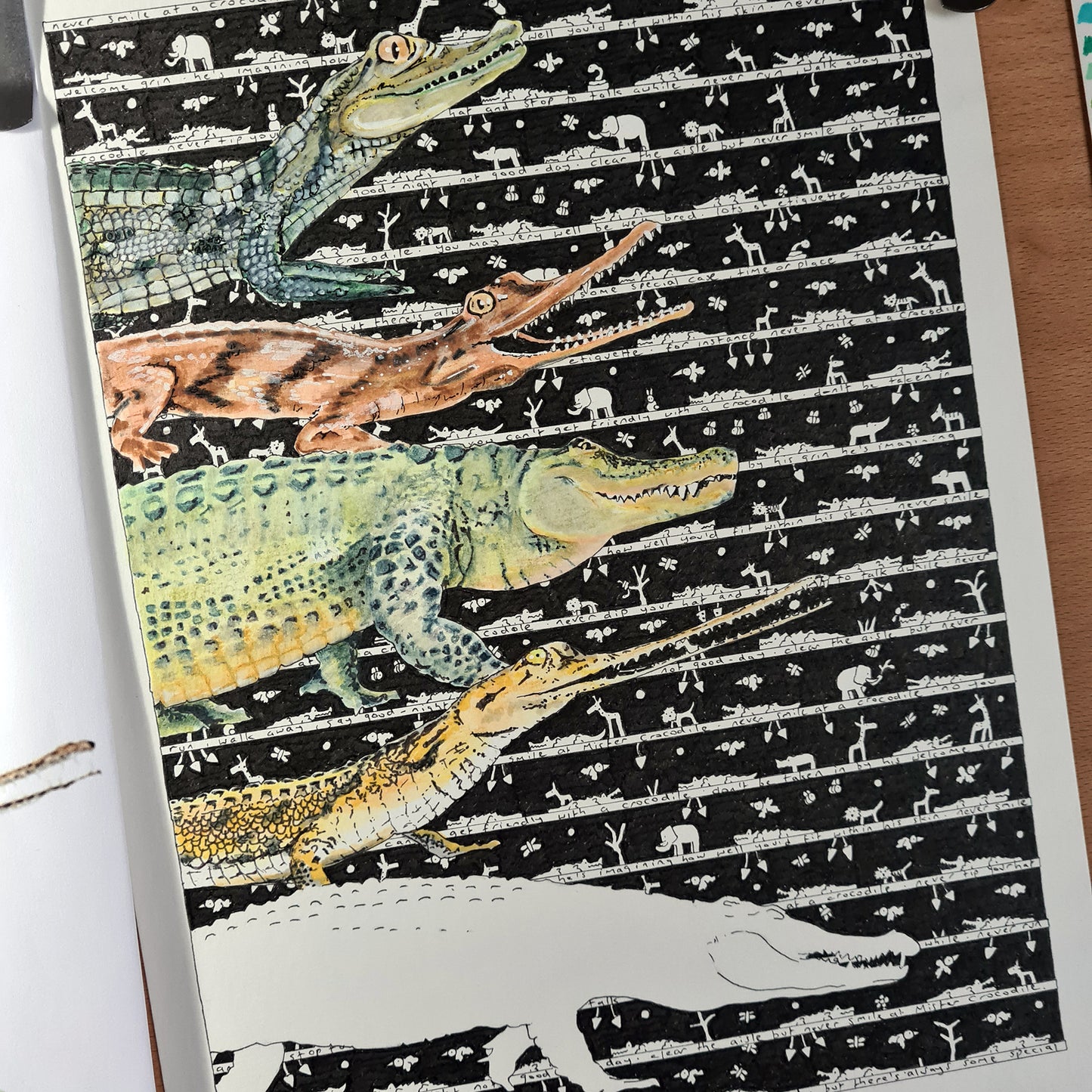 Crocodile Fine Art Print