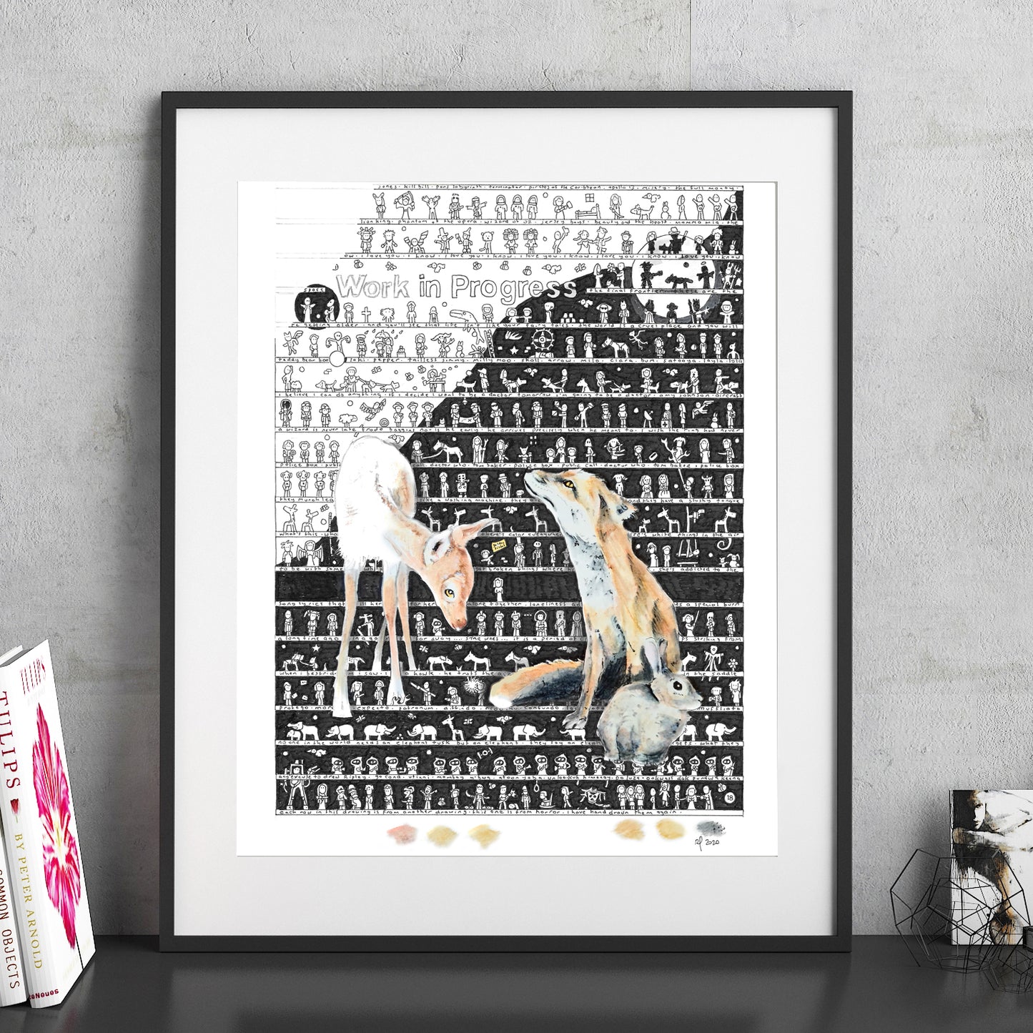 Work in Progress Fine Art Print - The Tiny Art Co