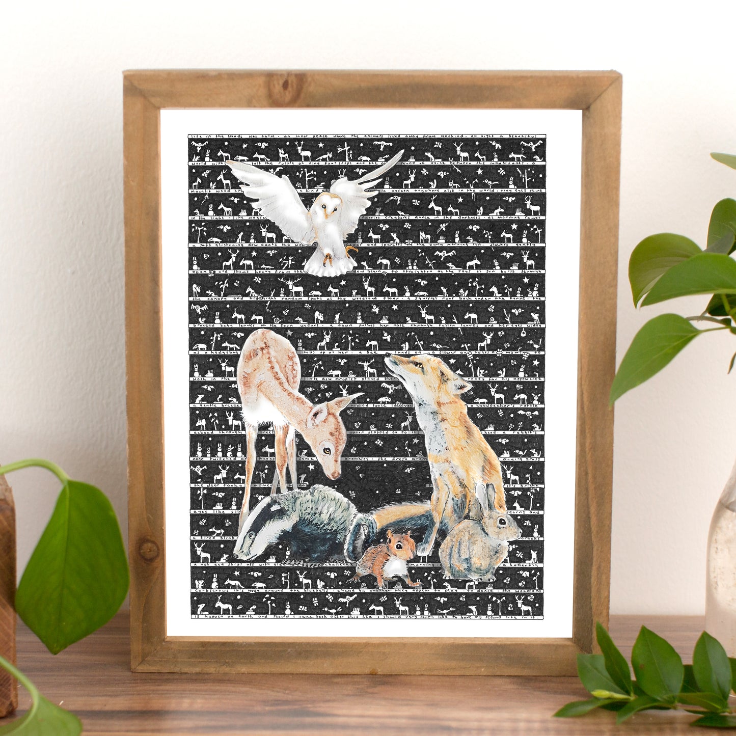 Woodland Fine Art Print - The Tiny Art Co