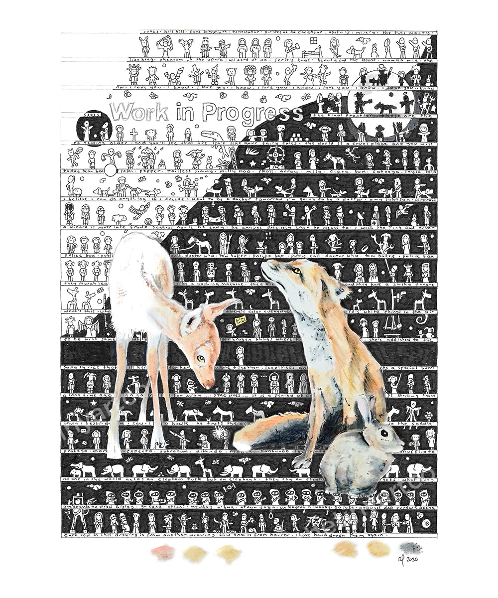 Work in Progress Fine Art Print - The Tiny Art Co