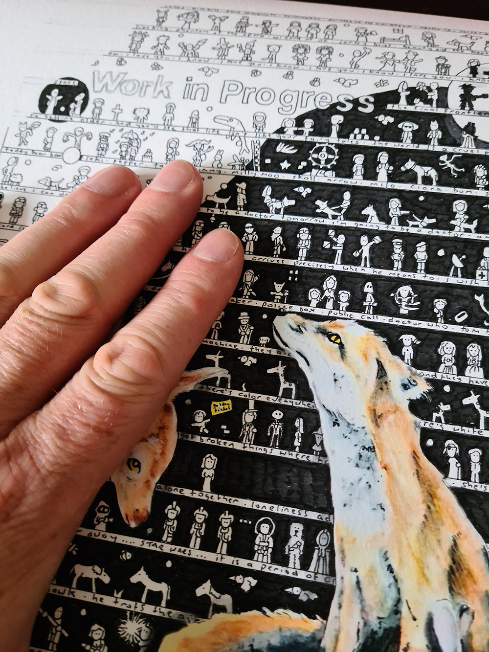 Work in Progress Fine Art Print - The Tiny Art Co