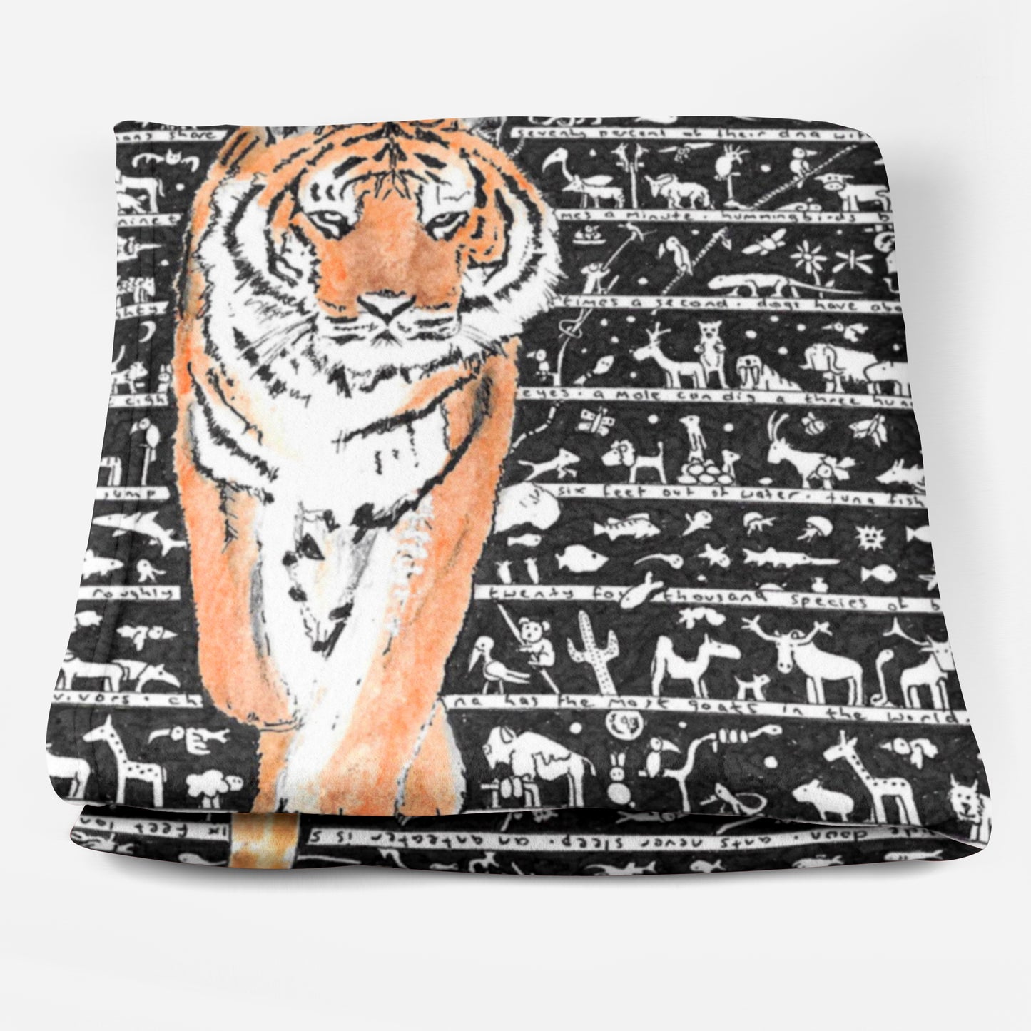 Animal Fleece Blanket - The Tiny Art Co