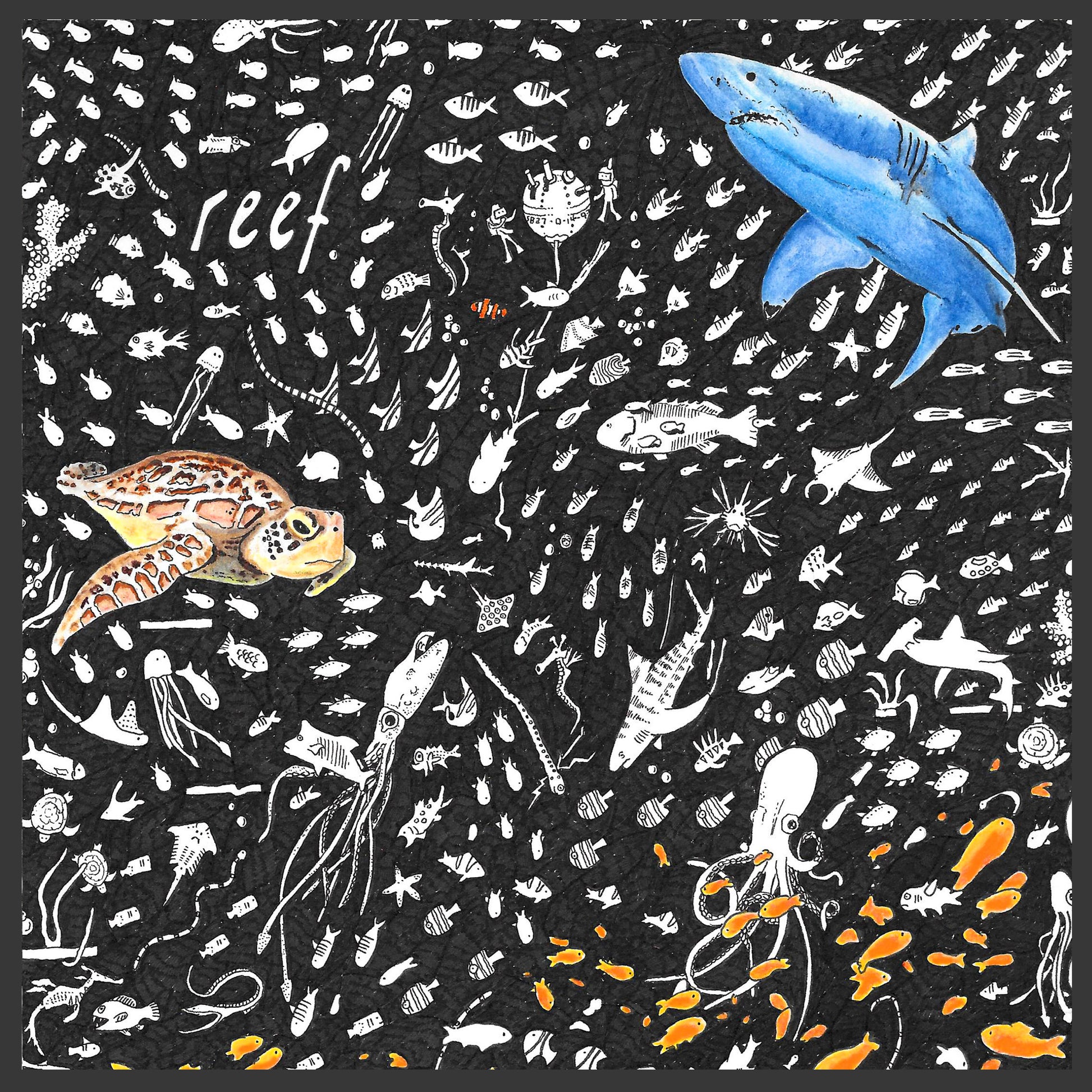 Reef Cushion - The Tiny Art Co