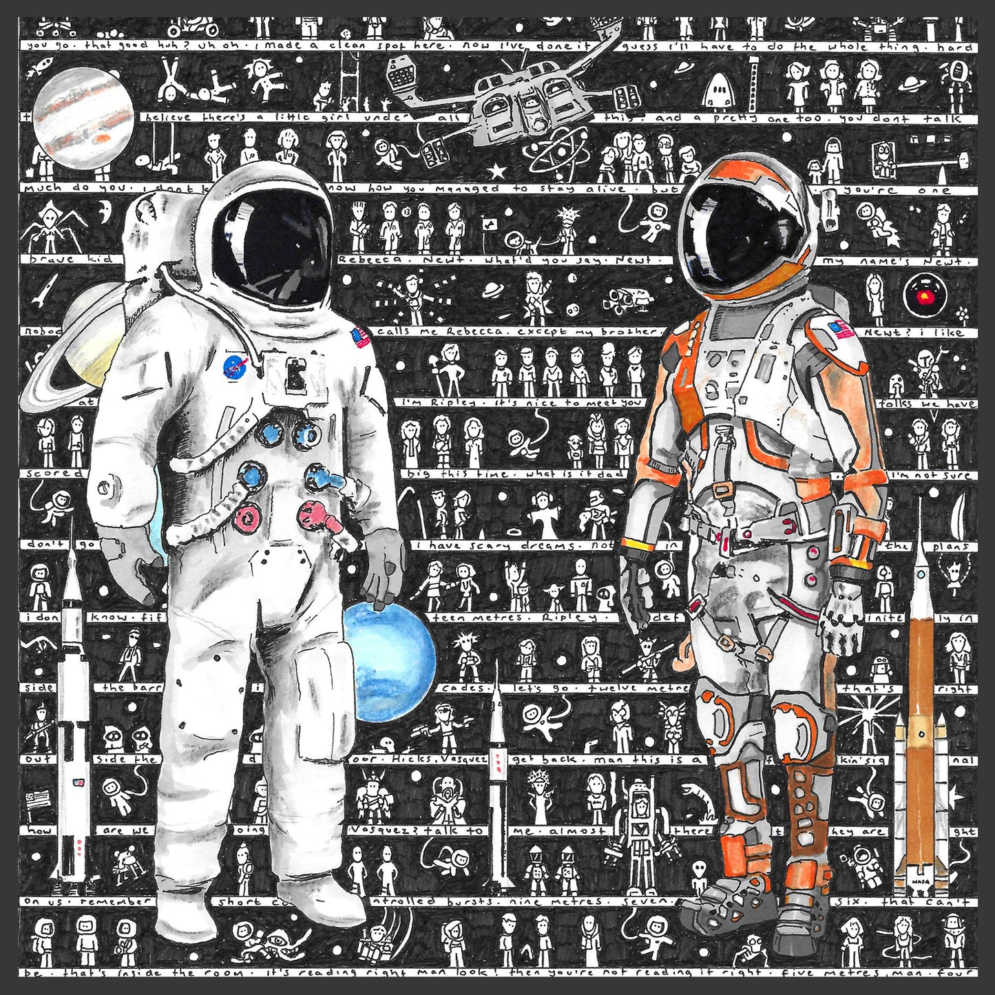Space Cushion - The Tiny Art Co