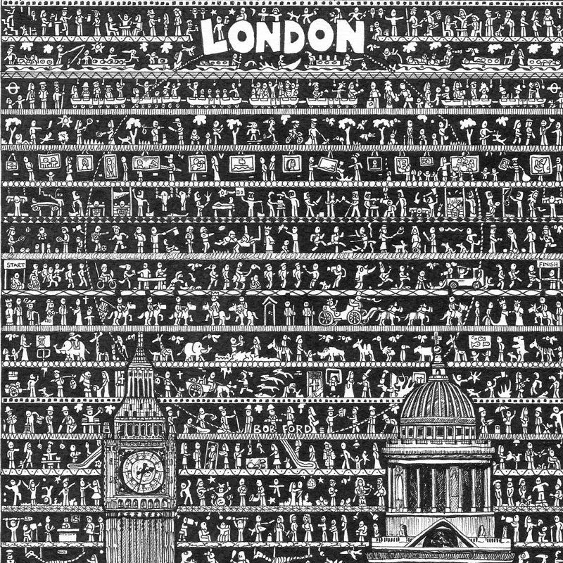 London Art Print - The Tiny Art Co
