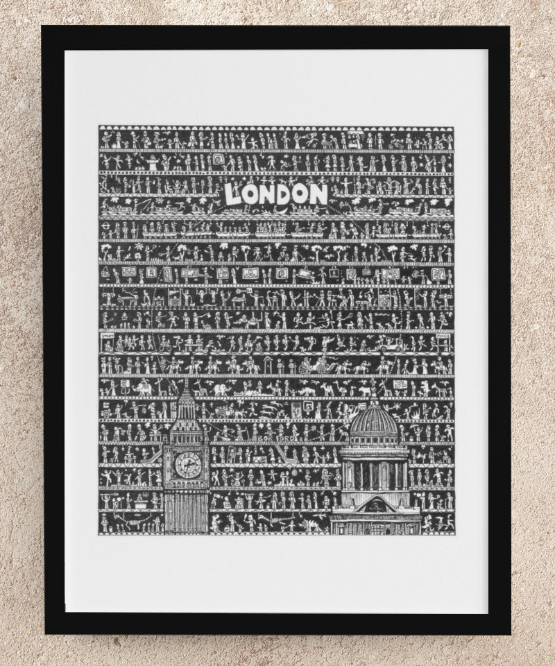 London Fine Art Print - The Tiny Art Co