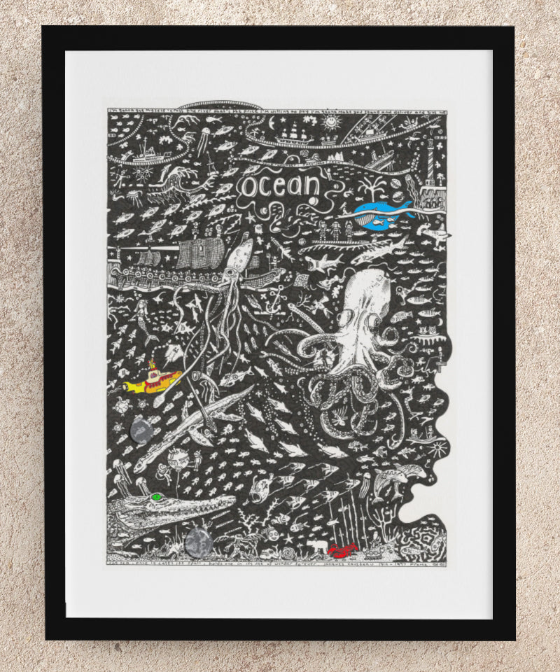 Ocean Fine Art Print - The Tiny Art Co
