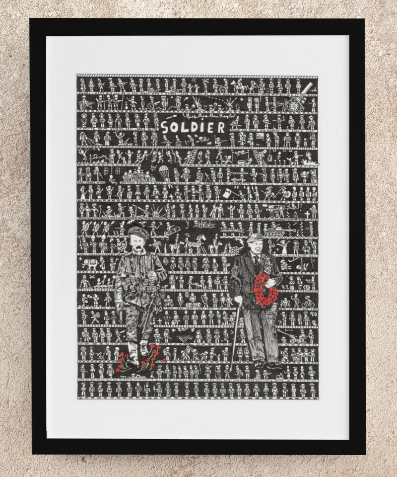 Soldier Fine Art Print - The Tiny Art Co