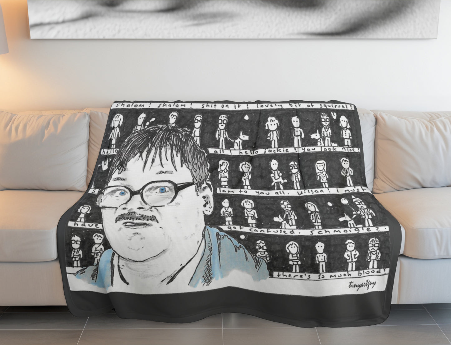 Friday Night Jim Fleece Blanket