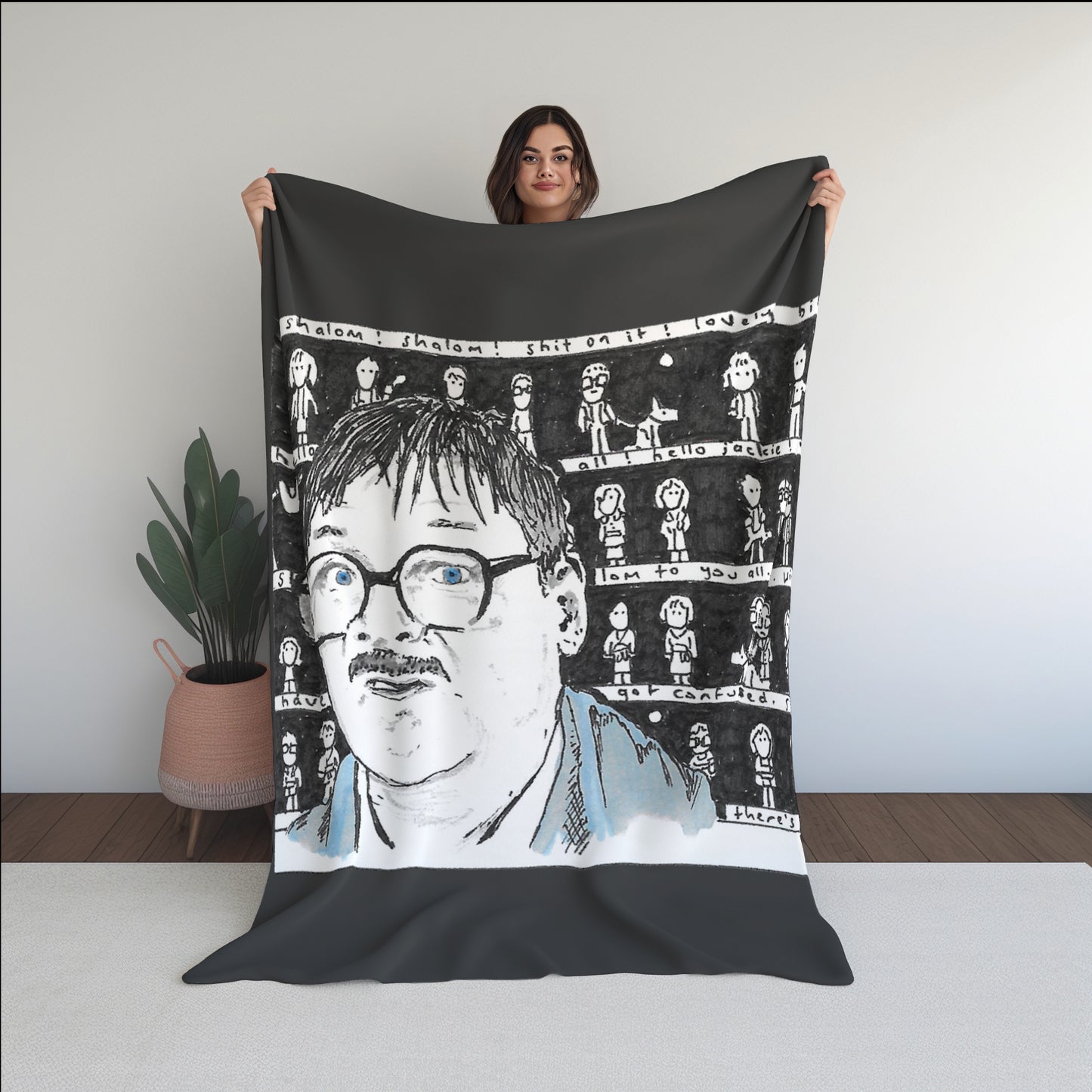 Friday Night Jim Fleece Blanket