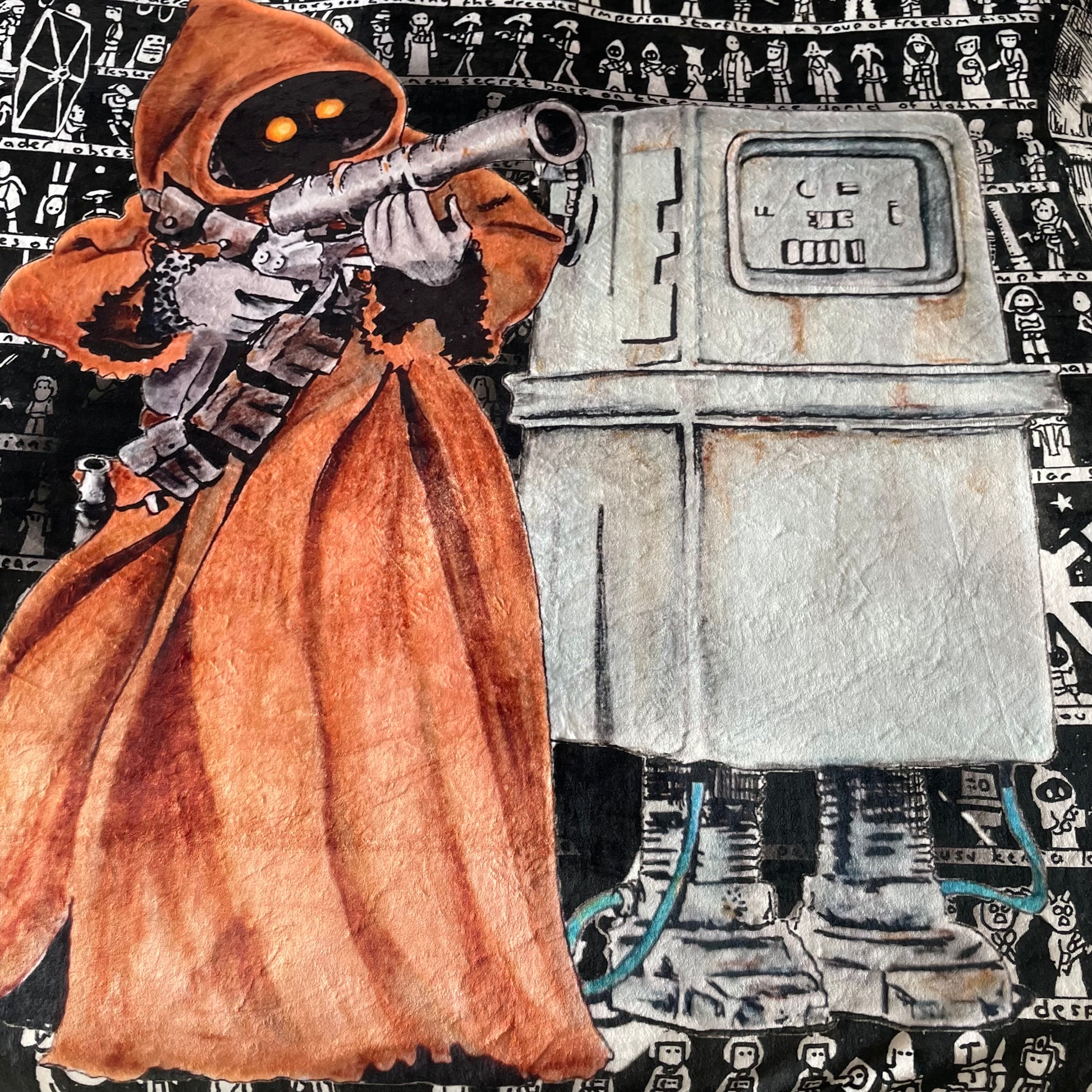 SWJG Fleece Blanket - The Tiny Art Co