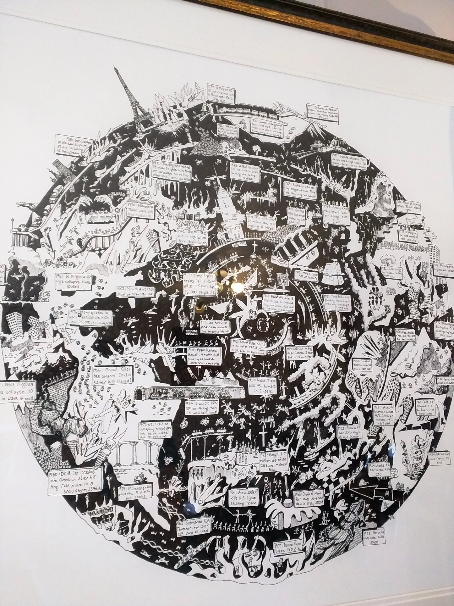 Disasters of the Twentieth Century (24 inch x 24 inch) (UK orders only)