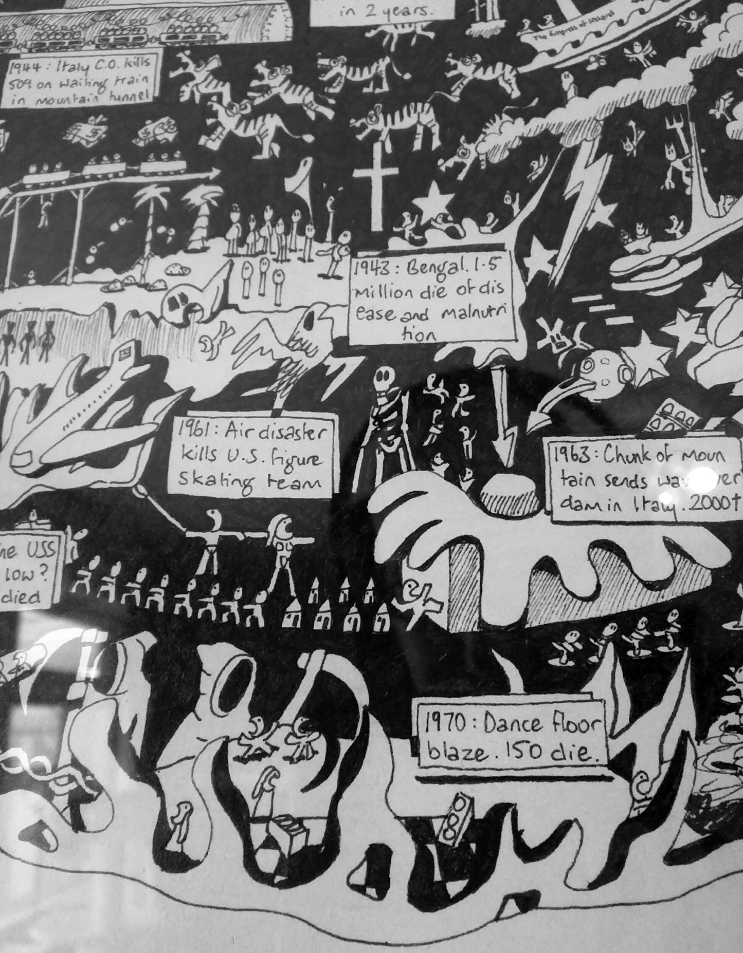 Disasters of the Twentieth Century (24 inch x 24 inch) (UK orders only)