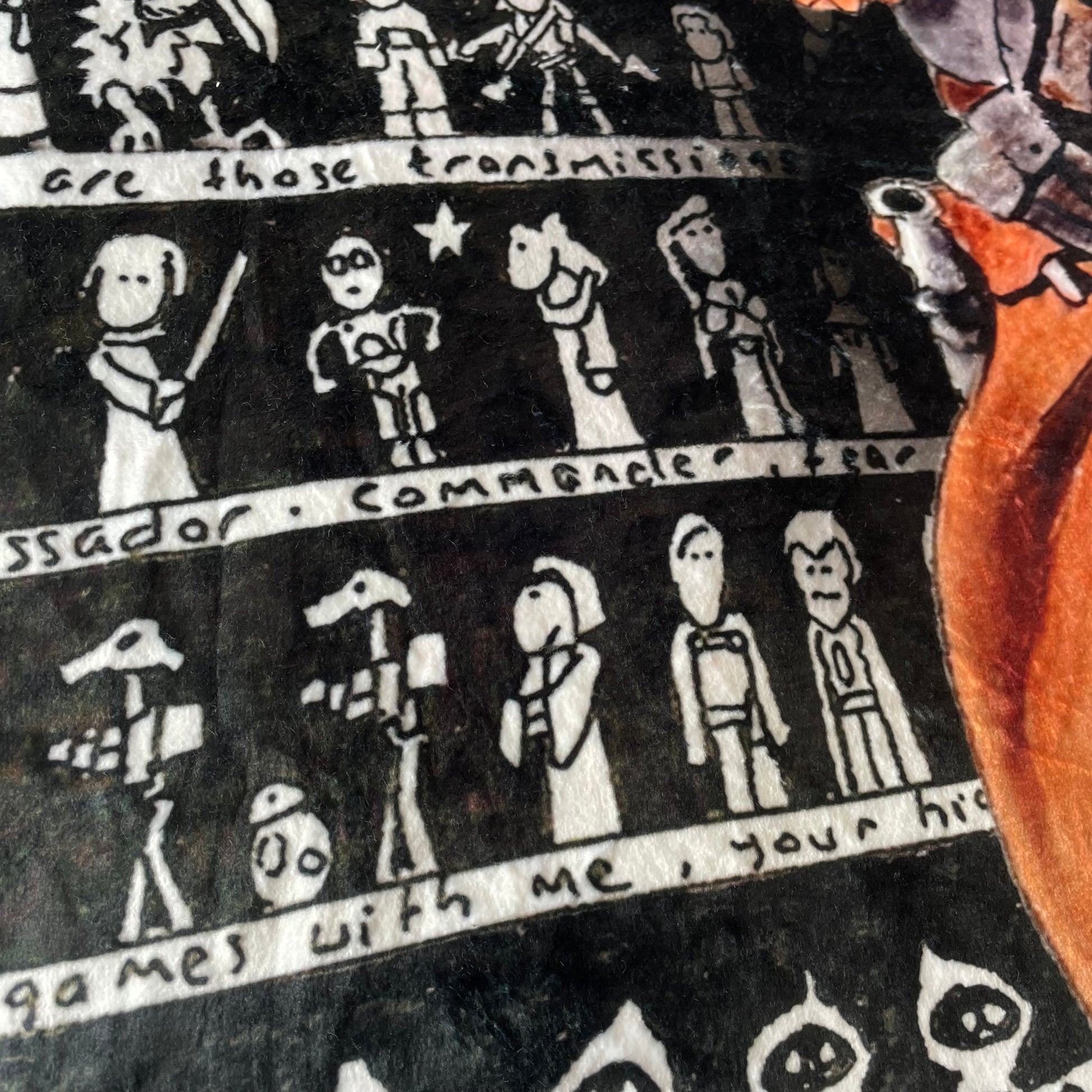 SWJG Fleece Blanket - The Tiny Art Co