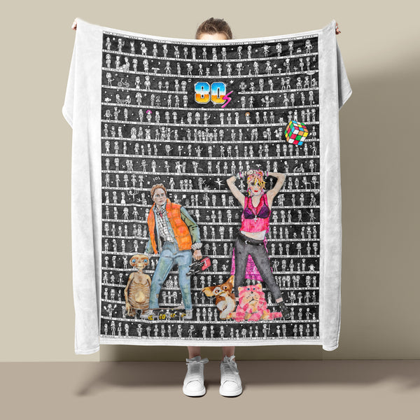 80s Fleece Blanket