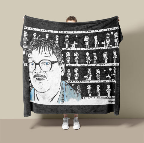 Friday Night Jim Fleece Blanket