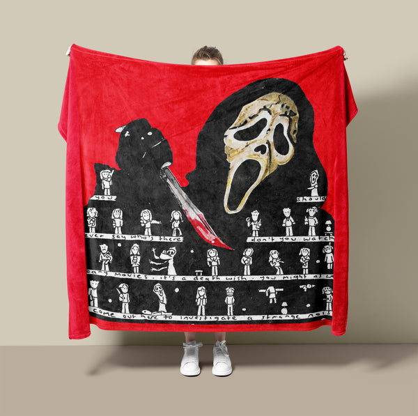 Ghost Fleece Blanket